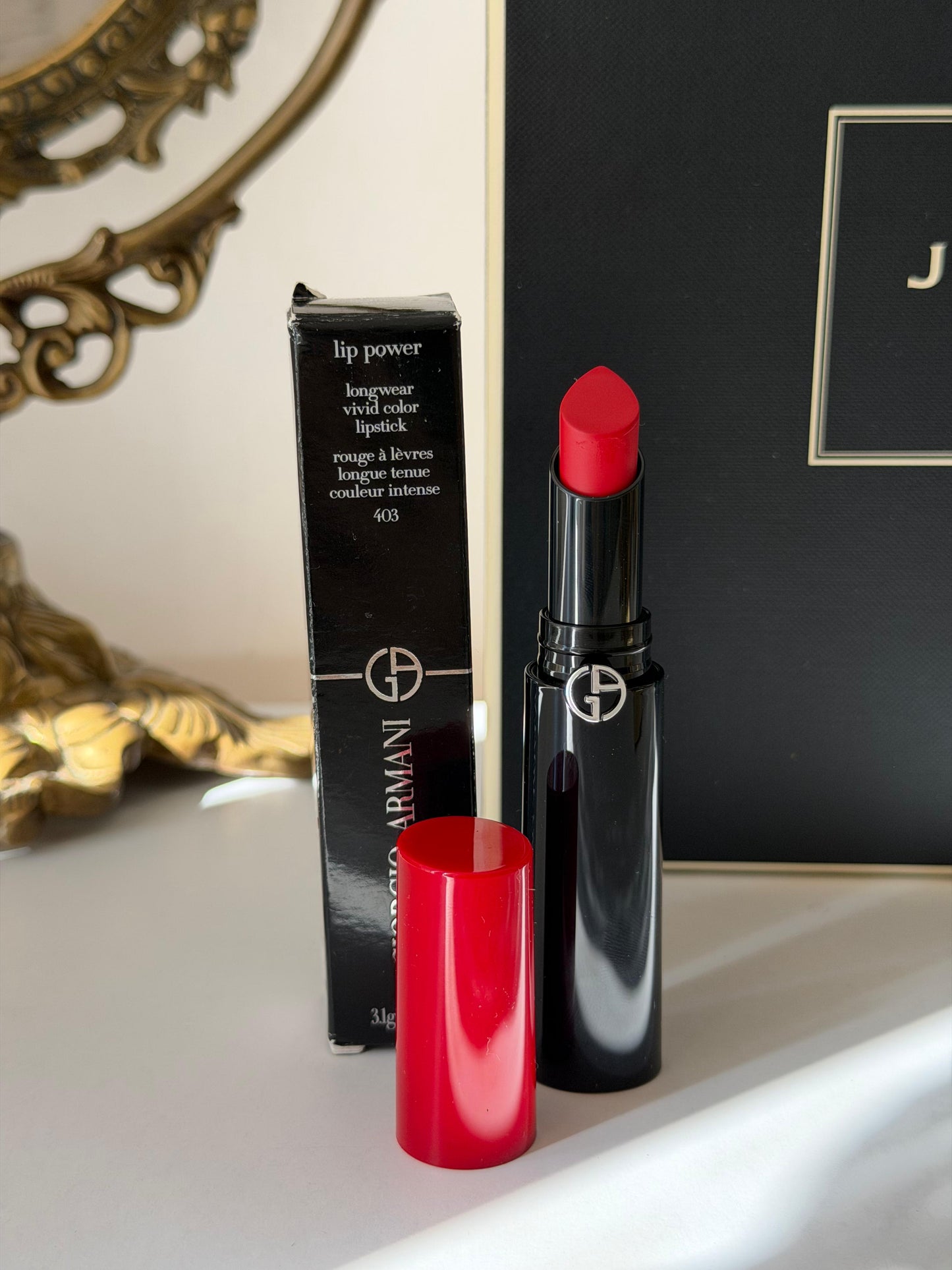 ARMANI Lip Power Longwear Vivid Color Lipstick (403)