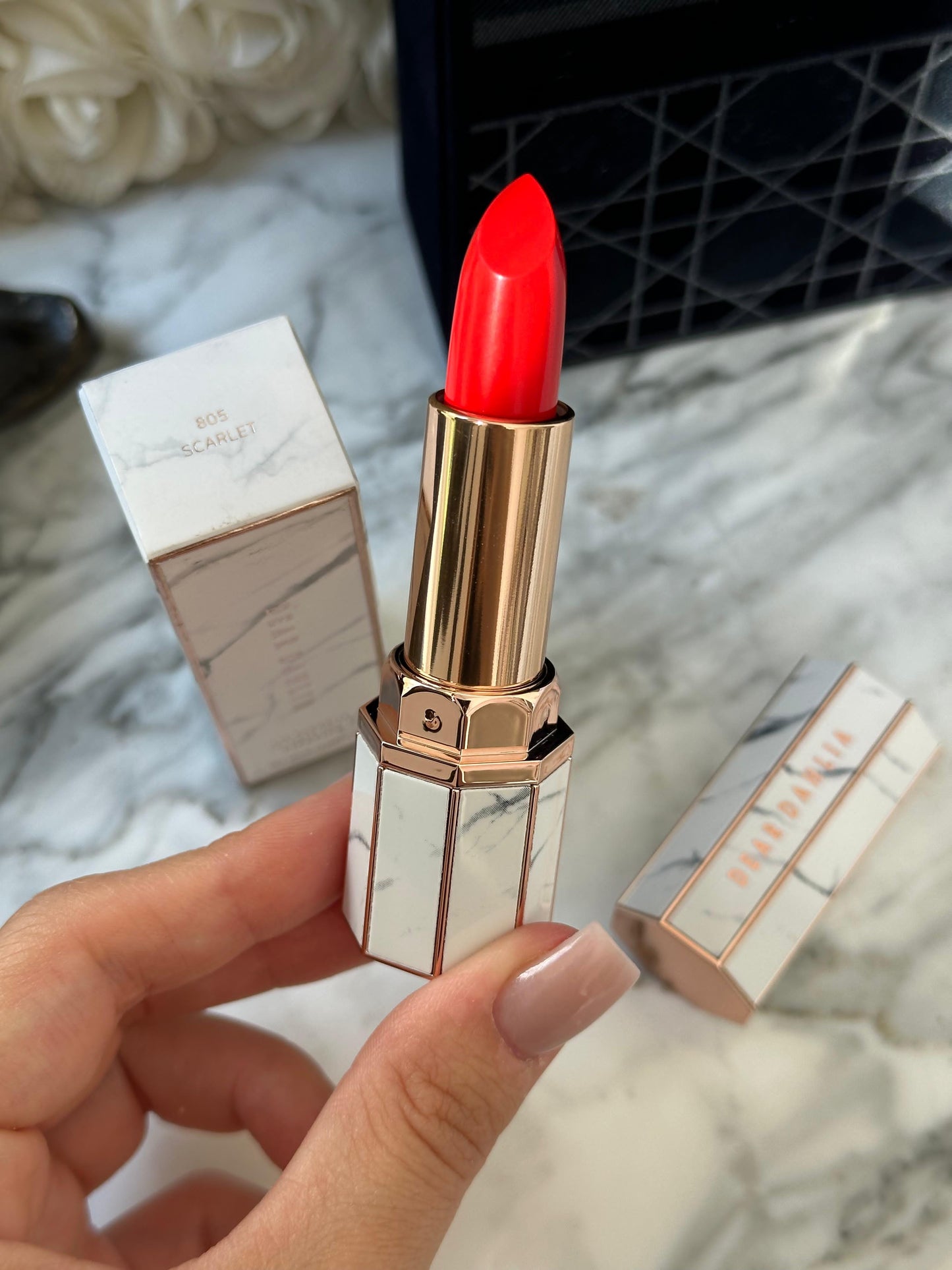 DEAR DAHLIA Lip Paradise Intense Satin Lipstick - Scarlet