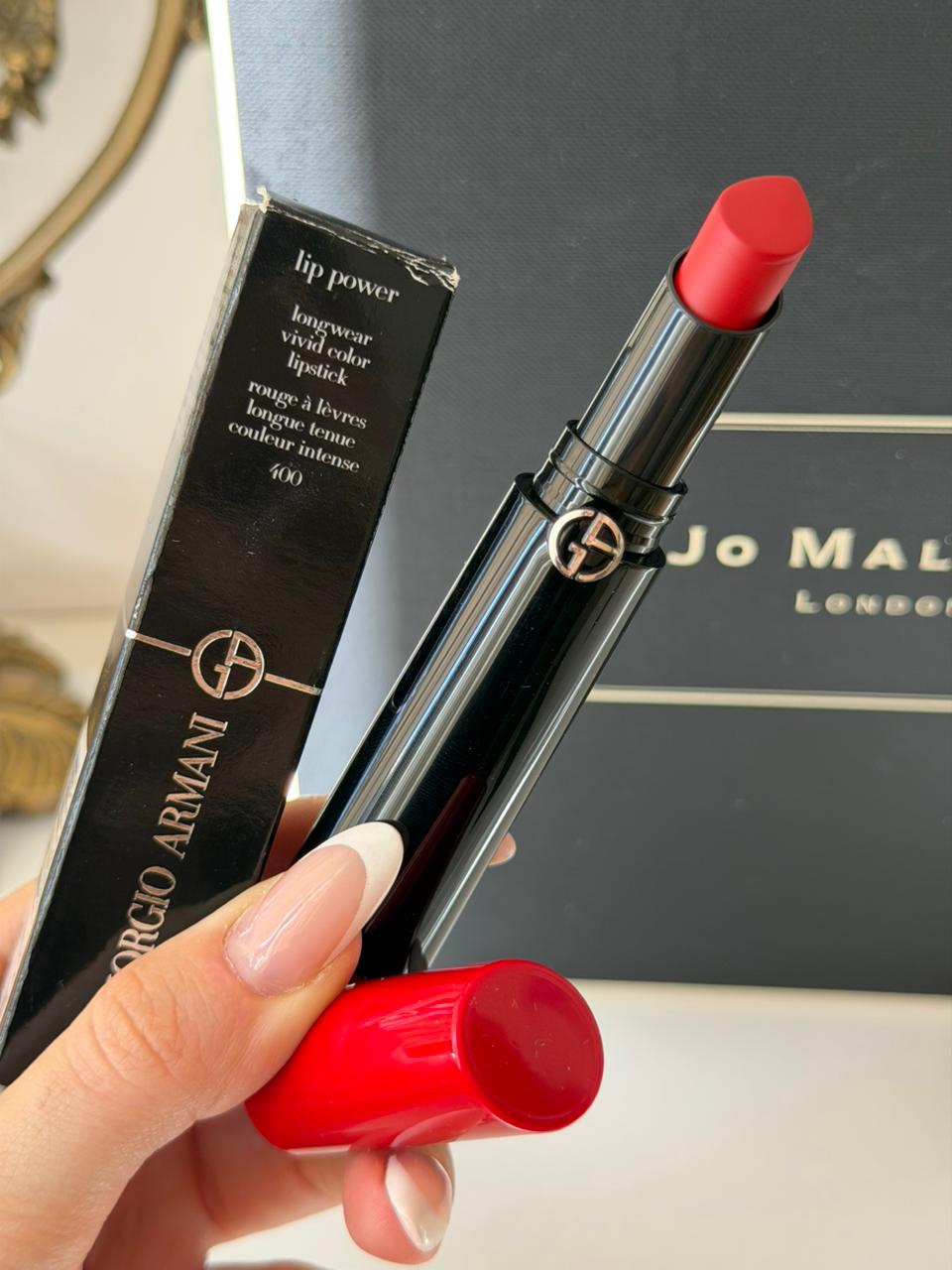 ARMANI Lip Power Longwear Vivid Color Lipstick (400)