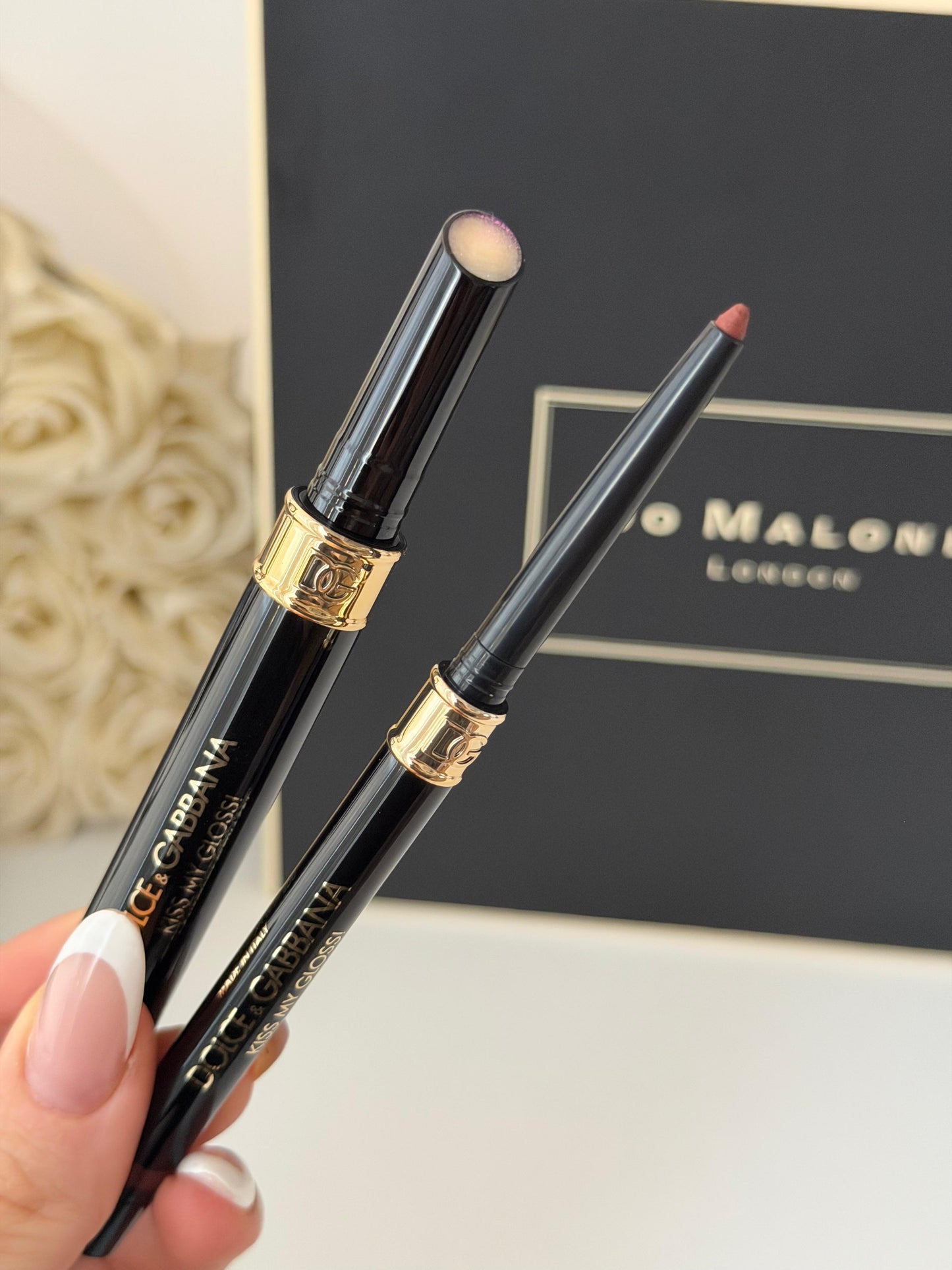 DOLCE&GABBANA Kiss My Gloss!
4D Gloss Stick & Lip Liner Duo (04)