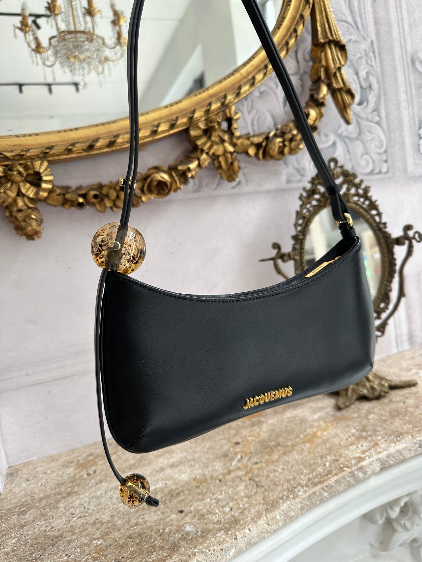JACQUEMUS Bags - Le Bisou Perle - Black