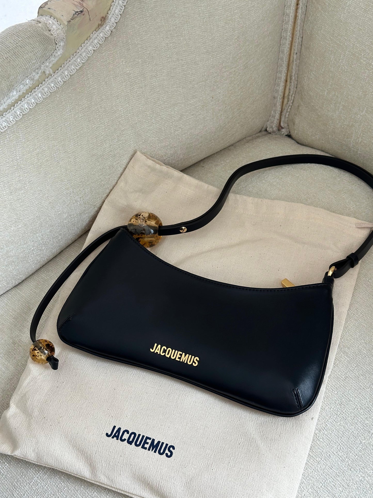 JACQUEMUS Bags - Le Bisou Perle - Black