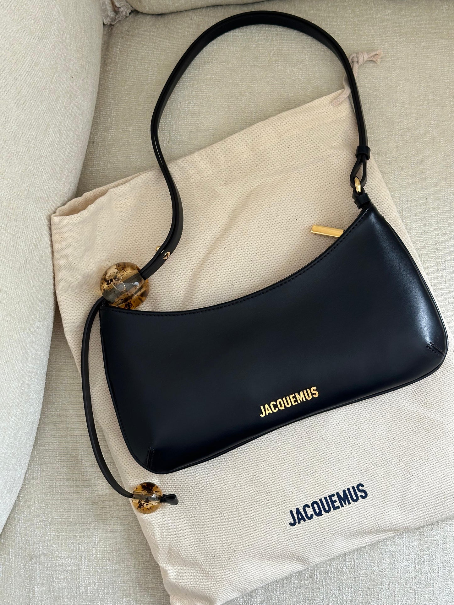 JACQUEMUS Bags - Le Bisou Perle - Black