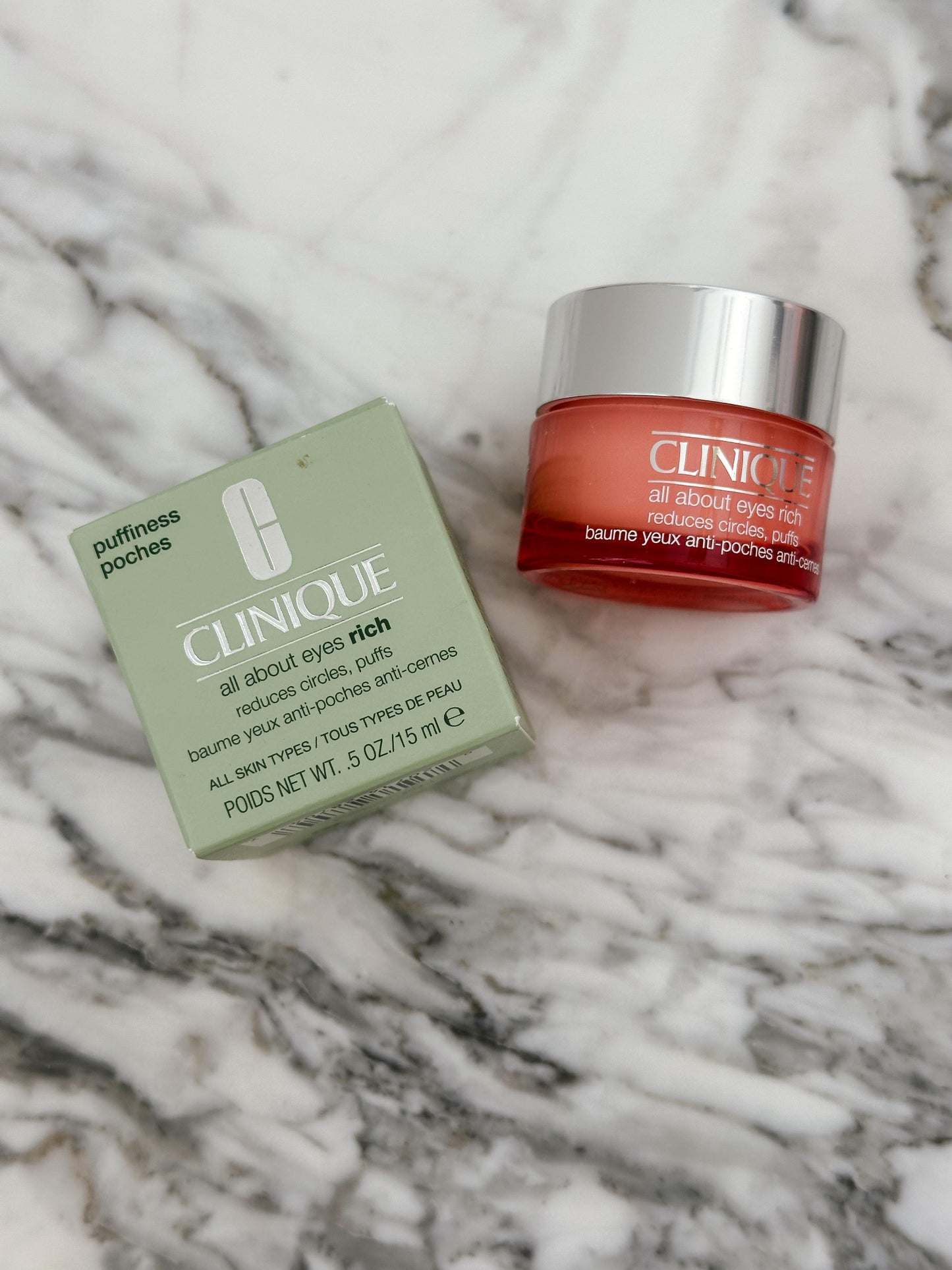 CLINIQUE All About Eyes™ Rich Eye Cream with Hyaluronic Acid - Reduces Circles, Puffs