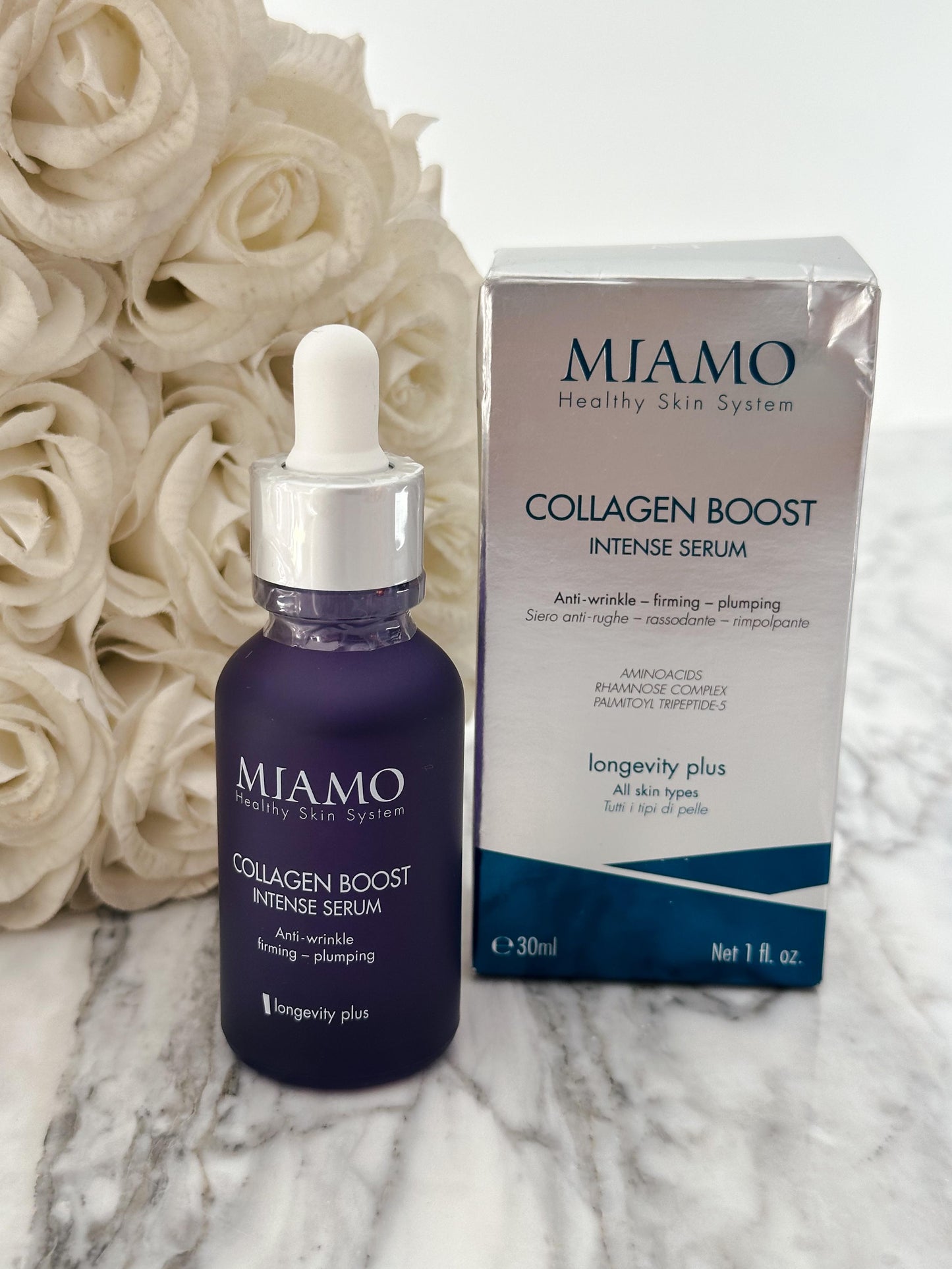 MIAMO Collagen Boost
Intense Serum Anti-Wrinkle, Firming - Plumping