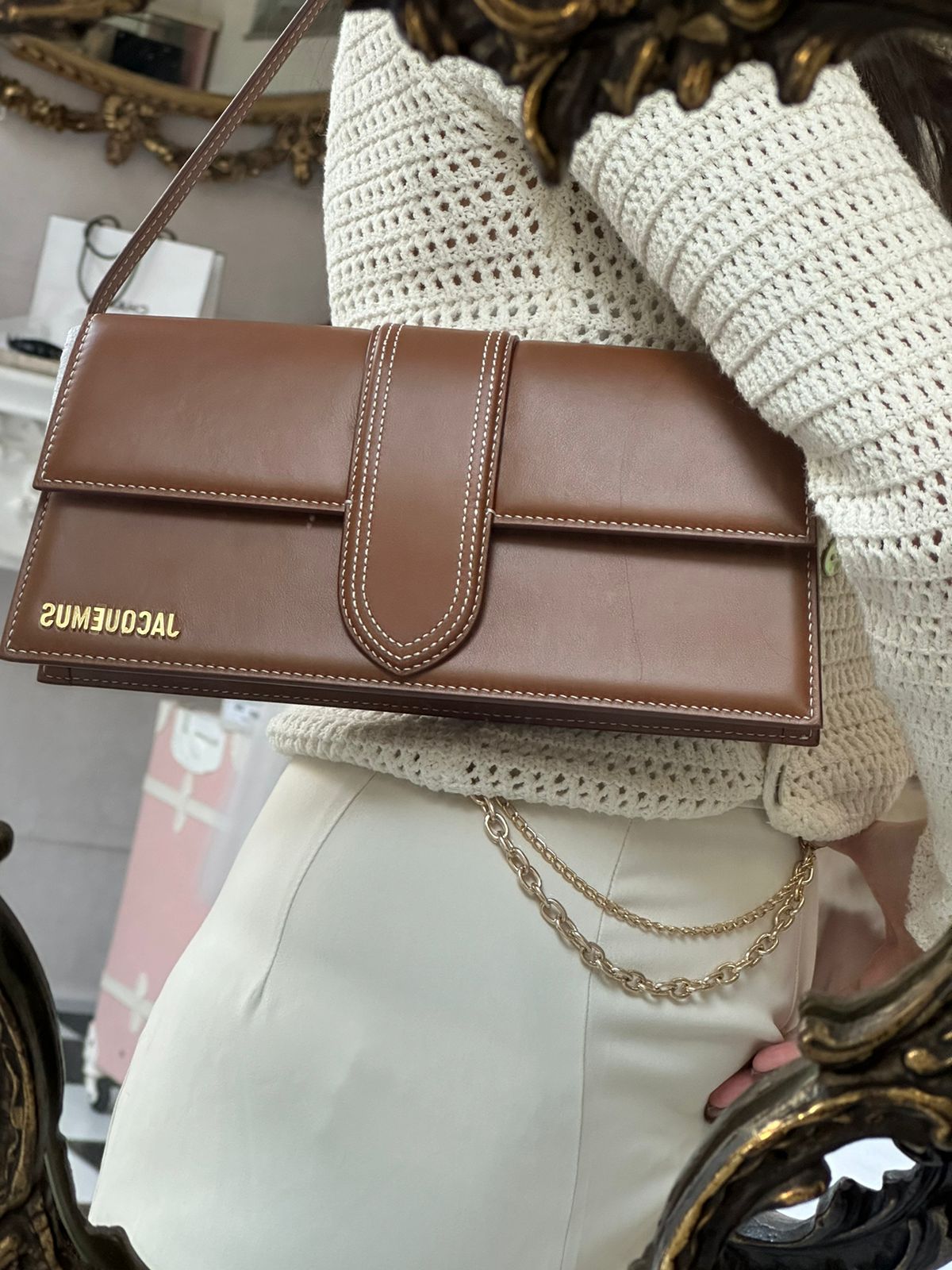 JACQUEMUS Bags Le Bambino Long - Light Brown 2