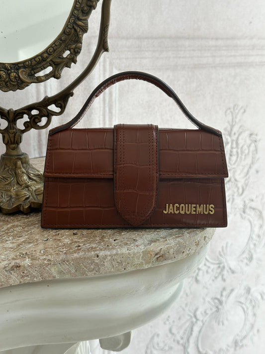JACQUEMUS Bags
Le Bambino Light Brown Croco