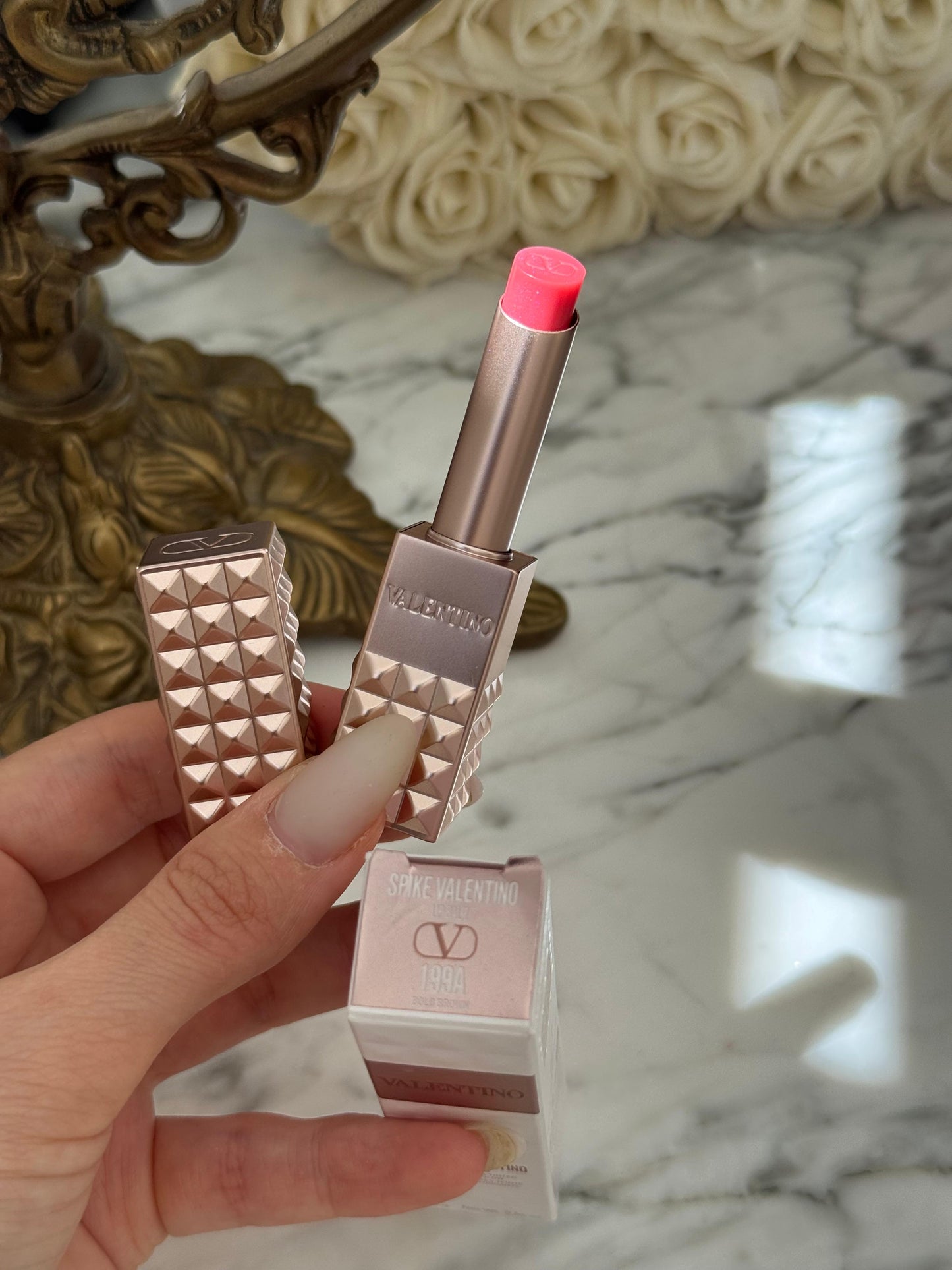 VALENTINO Spike Valentino Lip Balm - Rose In The Woods