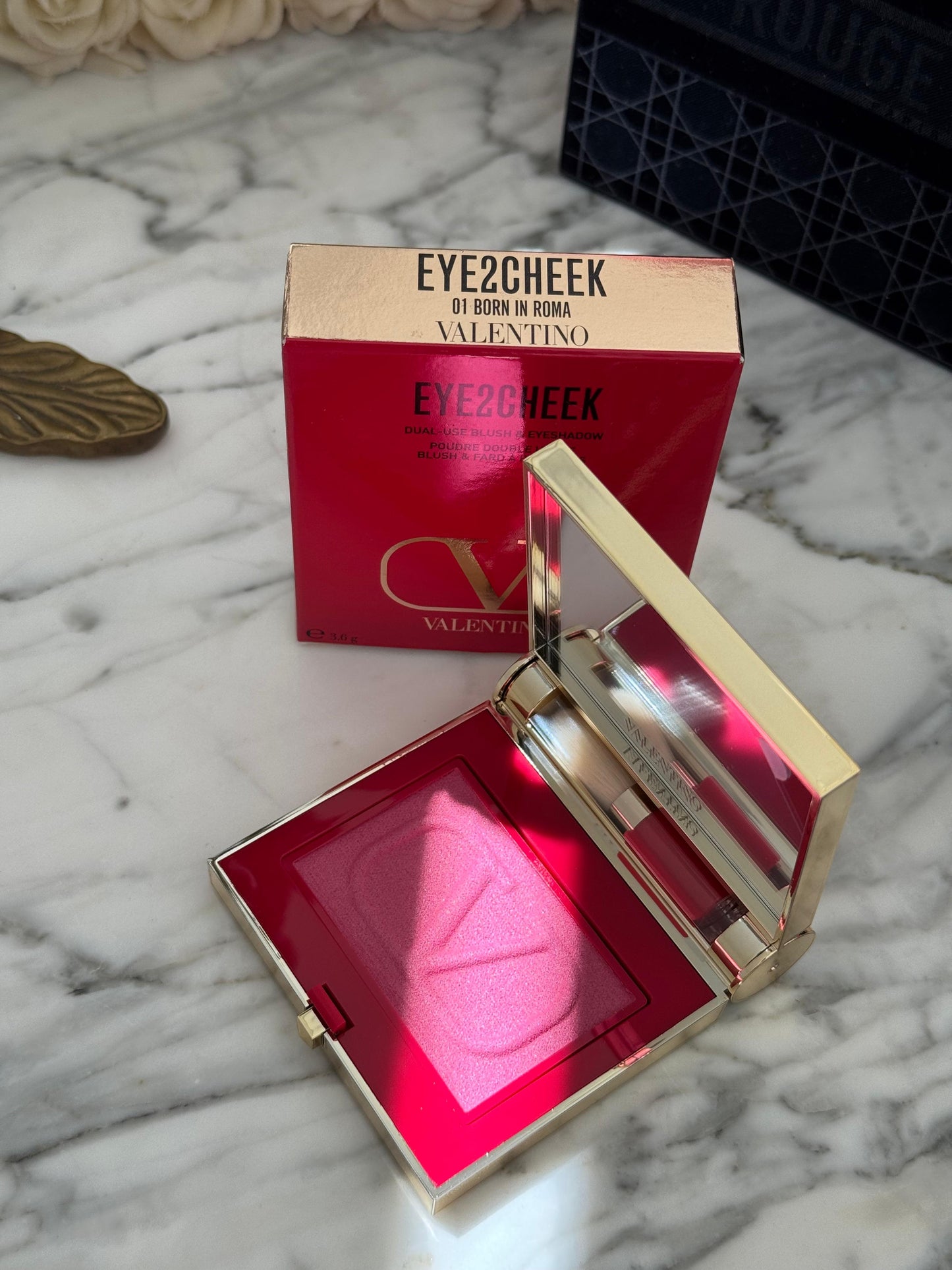 VALENTINO Eye2Cheek Dual-Use Blush & Eyeshadow (01)