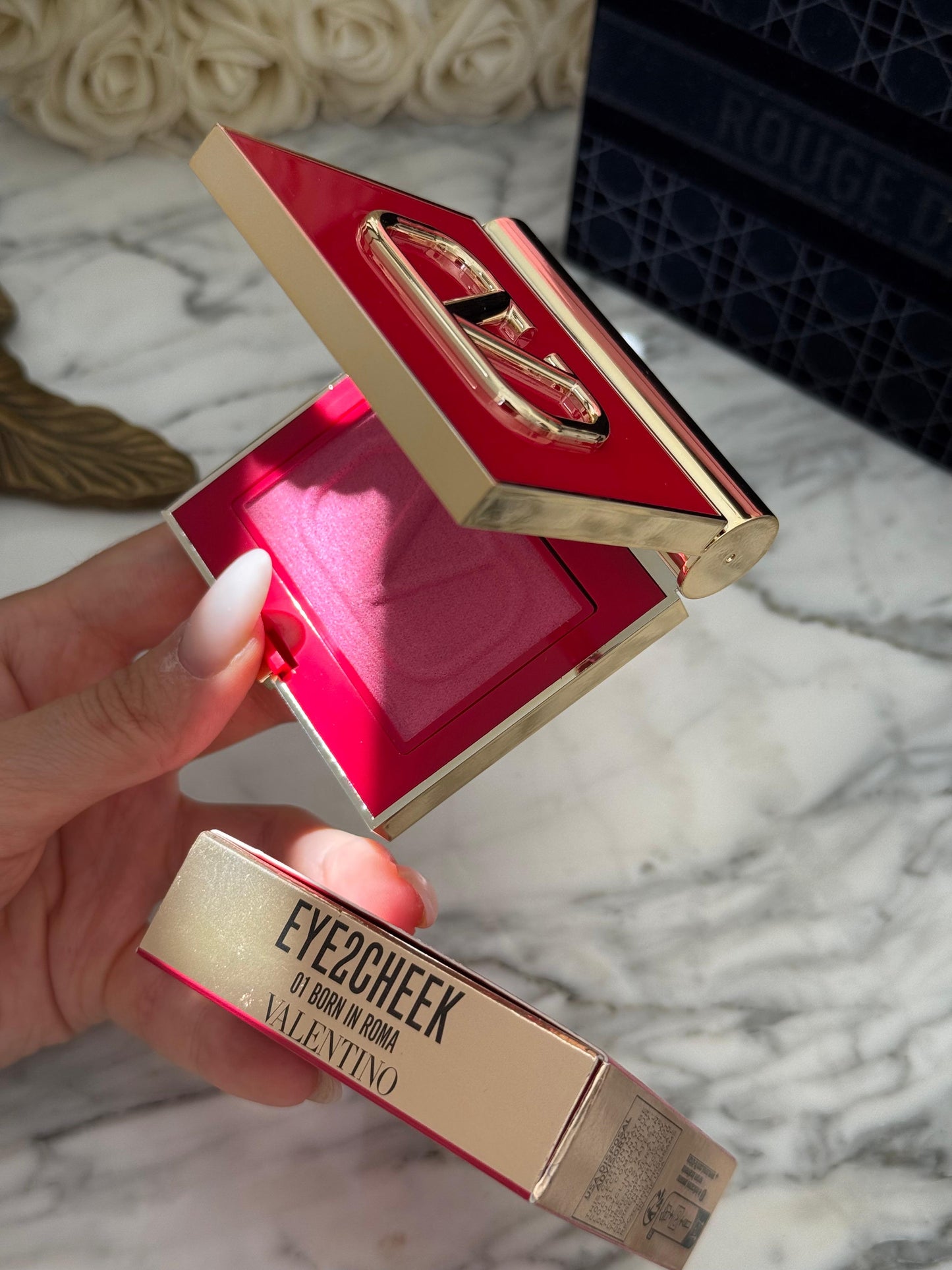 VALENTINO Eye2Cheek Dual-Use Blush & Eyeshadow (01)