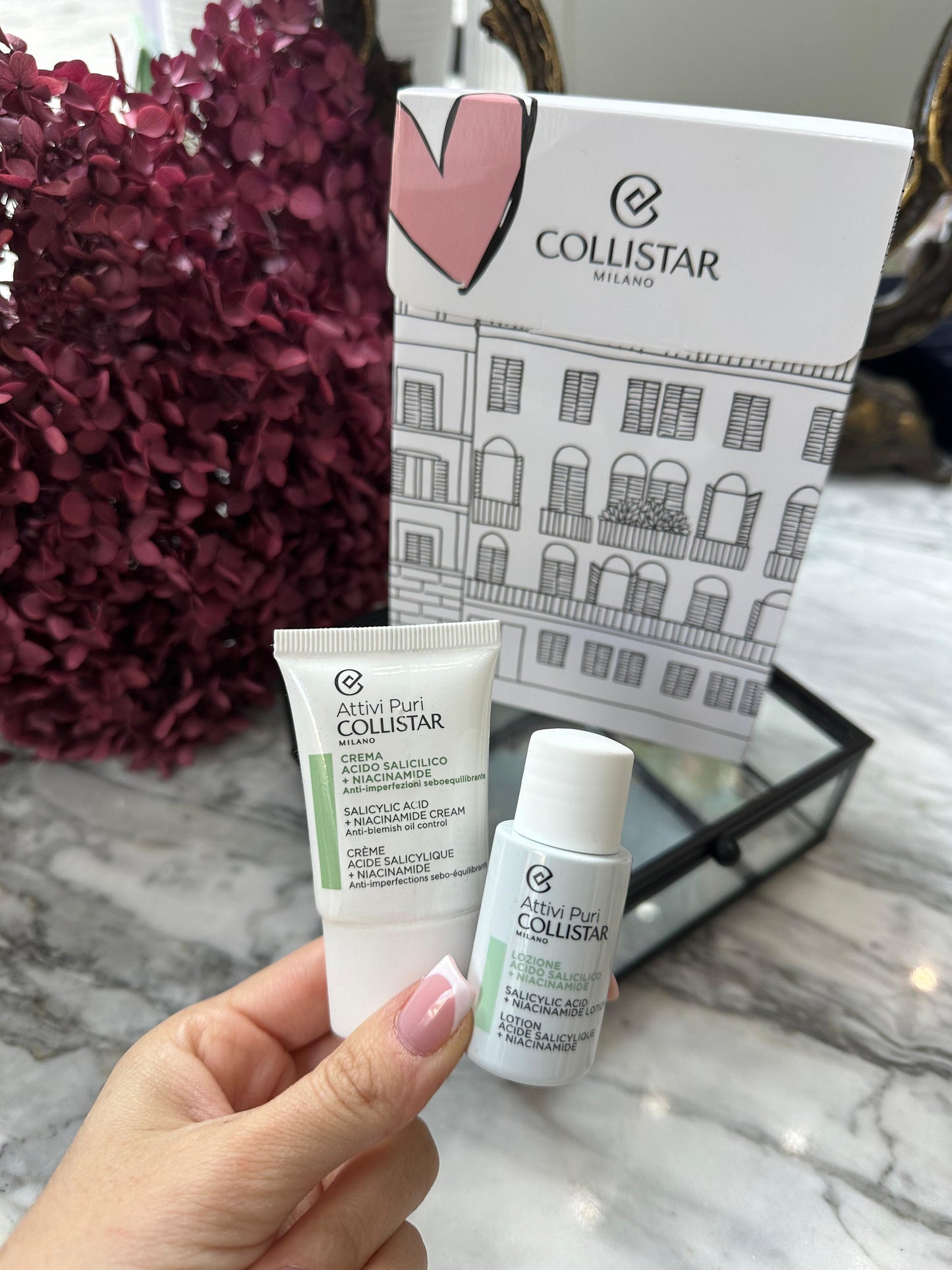 COLLISTAR Attivi Puri Salicylic Acid + Niacinamide Cream and Lotion Mini Set
Anti-Blemish Oil Control