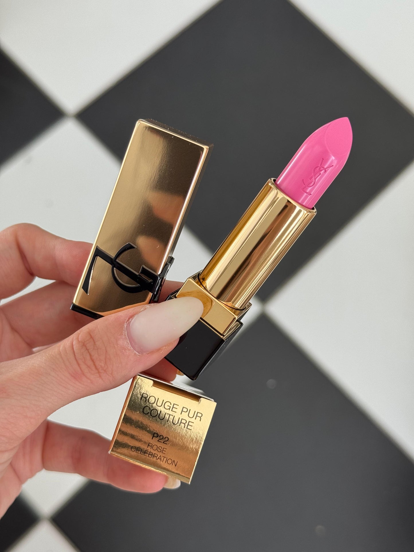 YSL Rouge Pur Couture Satin Colour Lipstick (P22) 
Long-Lasting Comfort Smoothing Lip Care