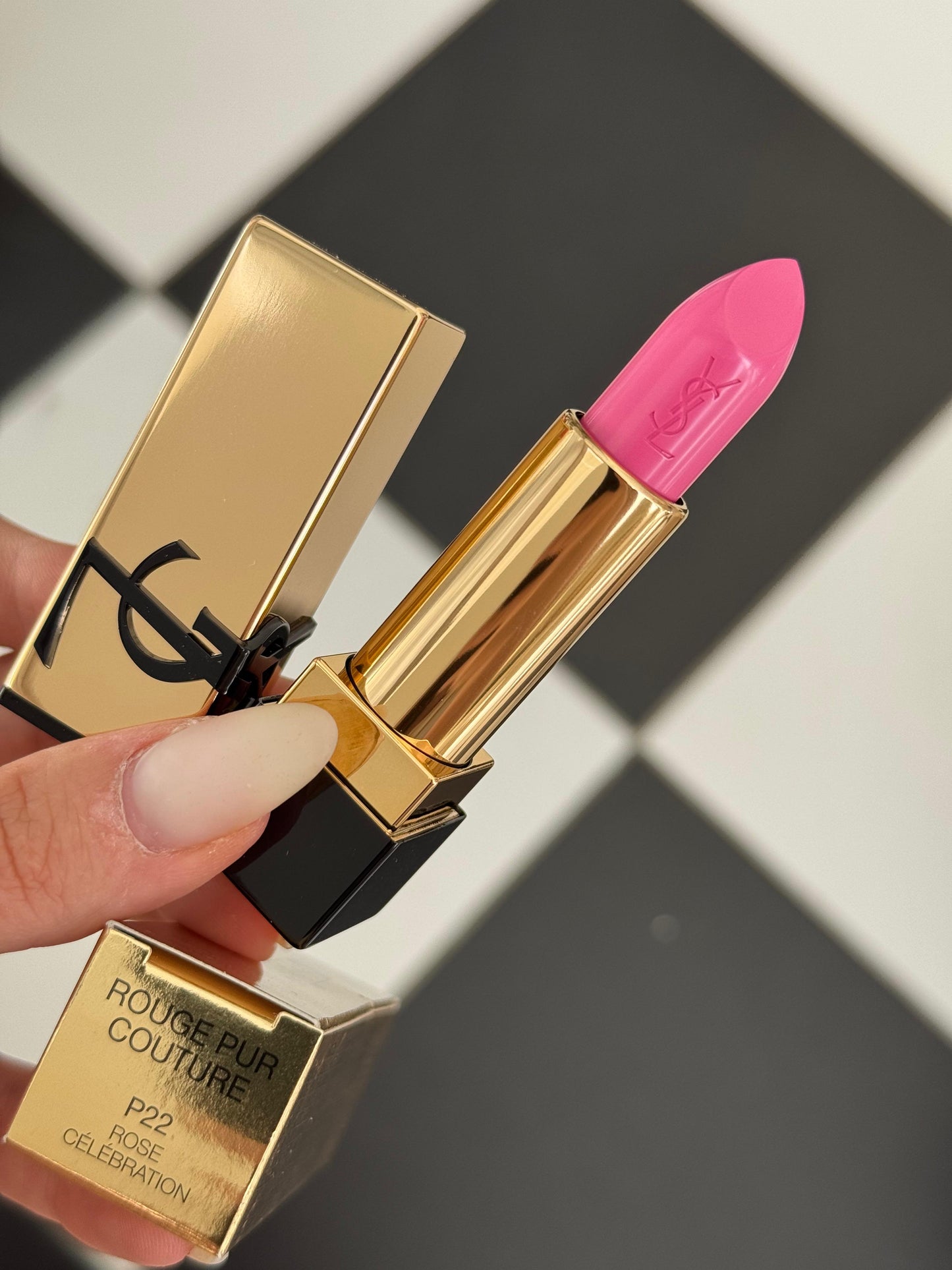 YSL Rouge Pur Couture Satin Colour Lipstick (P22) 
Long-Lasting Comfort Smoothing Lip Care