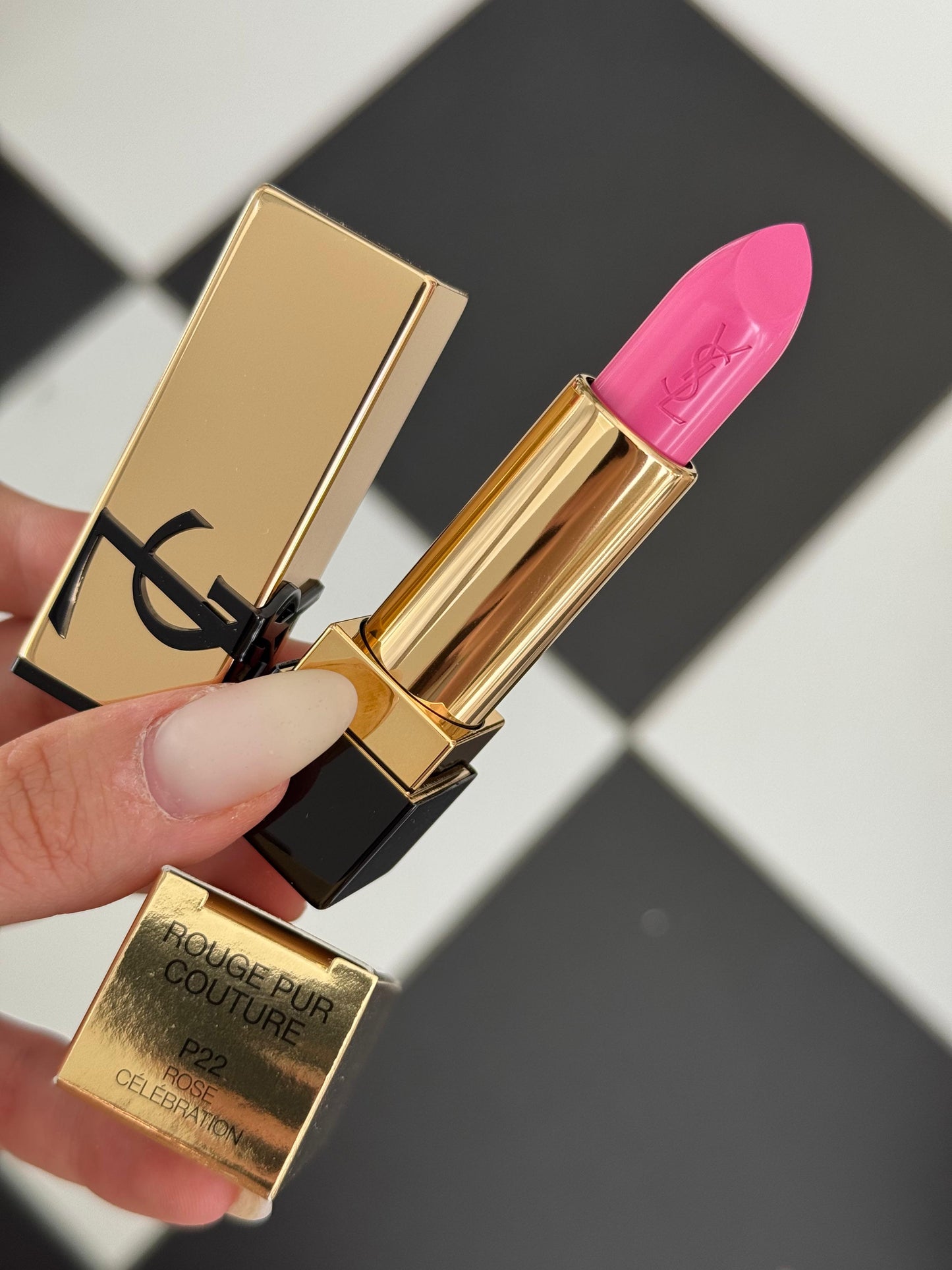 YSL Rouge Pur Couture Satin Colour Lipstick (P22) 
Long-Lasting Comfort Smoothing Lip Care
