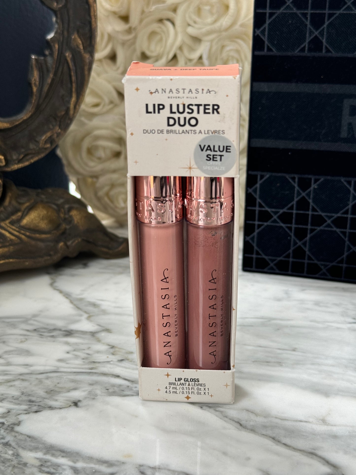 ANASTASIA BEVERLY HILLS Lip Luster Gloss Duo (Guava + Deep Taupe)
