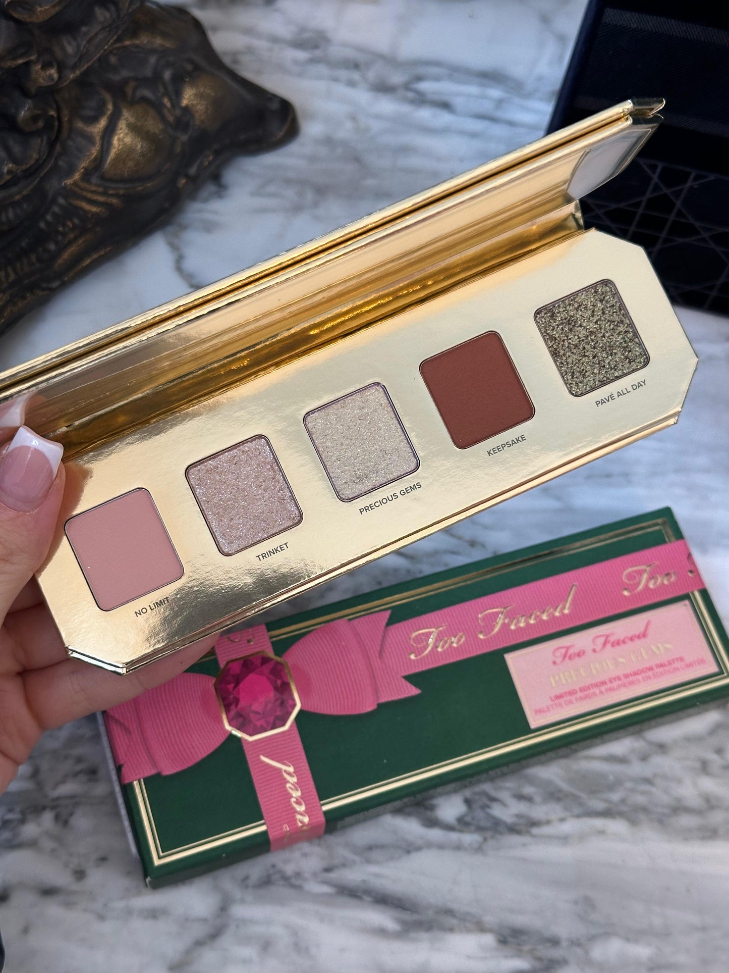 TOO FACED Precious Gems Eye Shadow Palette
Limited Edition Ready-To-Gift Holiday Palette