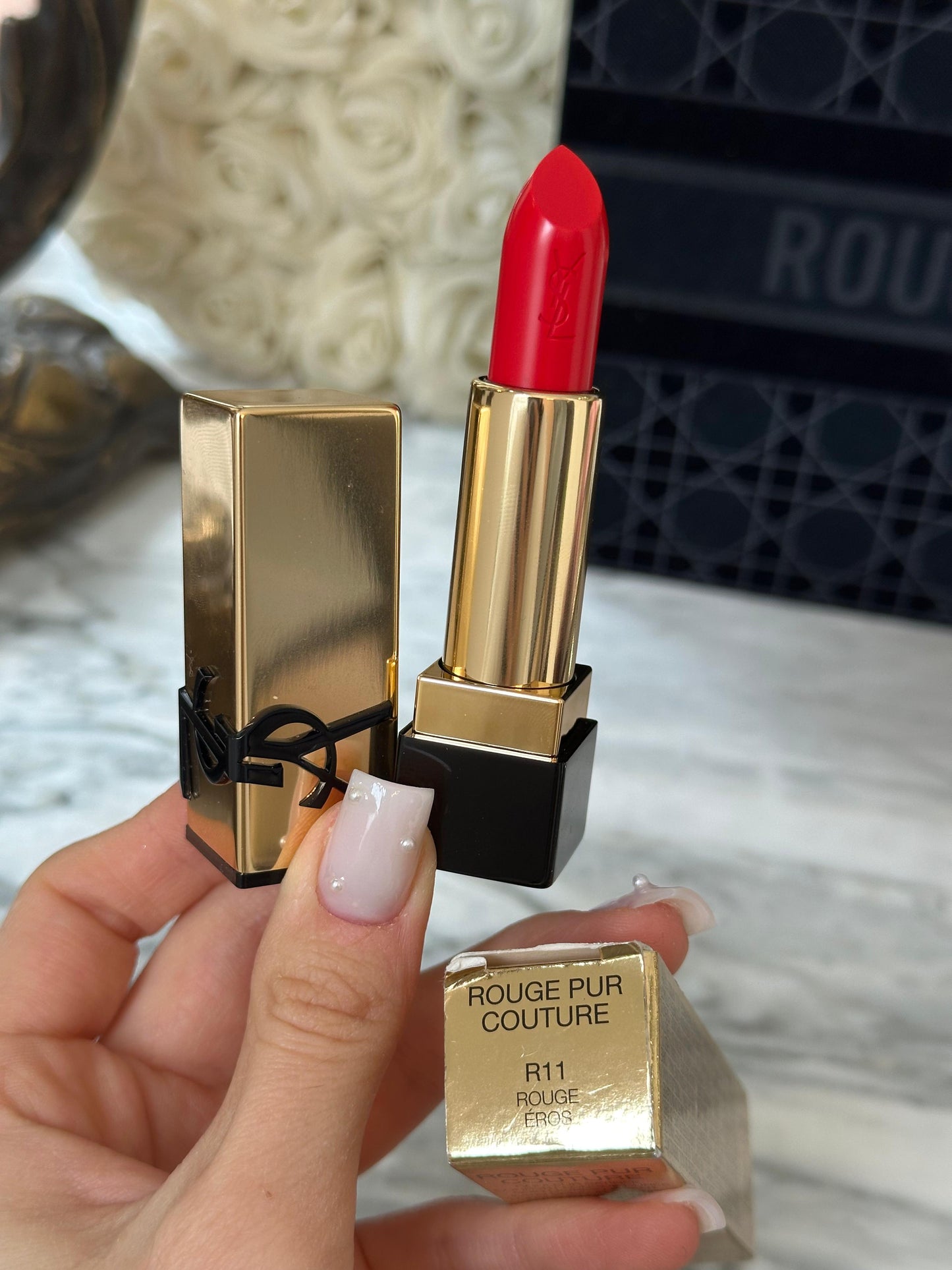 YSL Rouge Pur Couture Satin Lipstick - Long-Lasting And Smoothing Comfort
