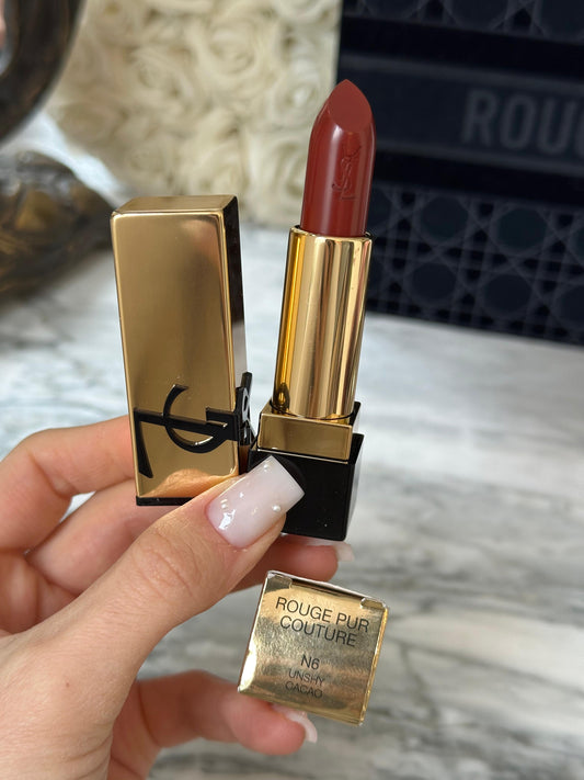 YSL Rouge Pur Couture Satin Colour Lipstick (N6)
Long-Lasting Comfort Smoothing Lip Care