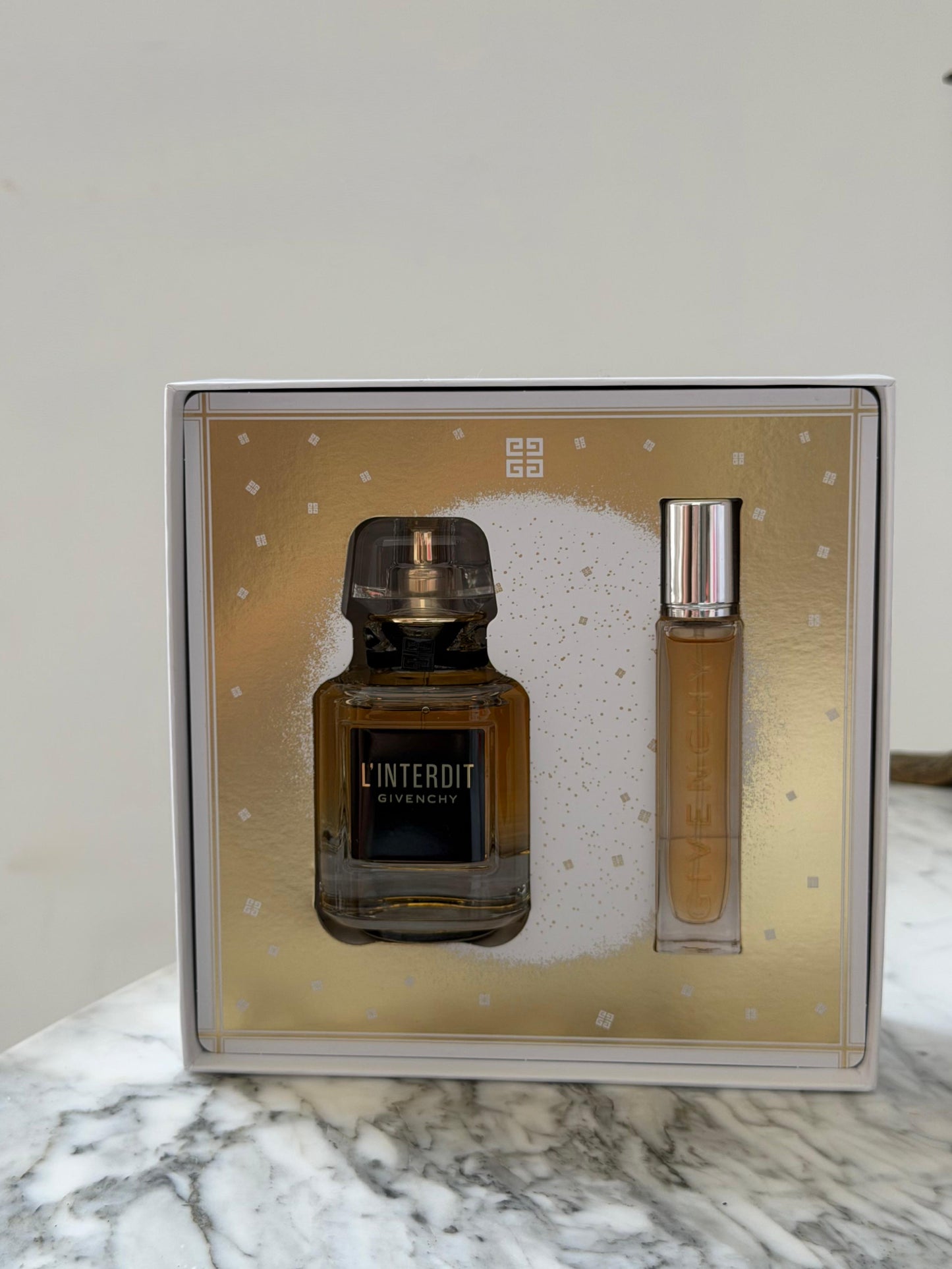 GIVENCHY L’Interdit Parfum 50ml Gift Set + Travel Spray Edp 12.5ml