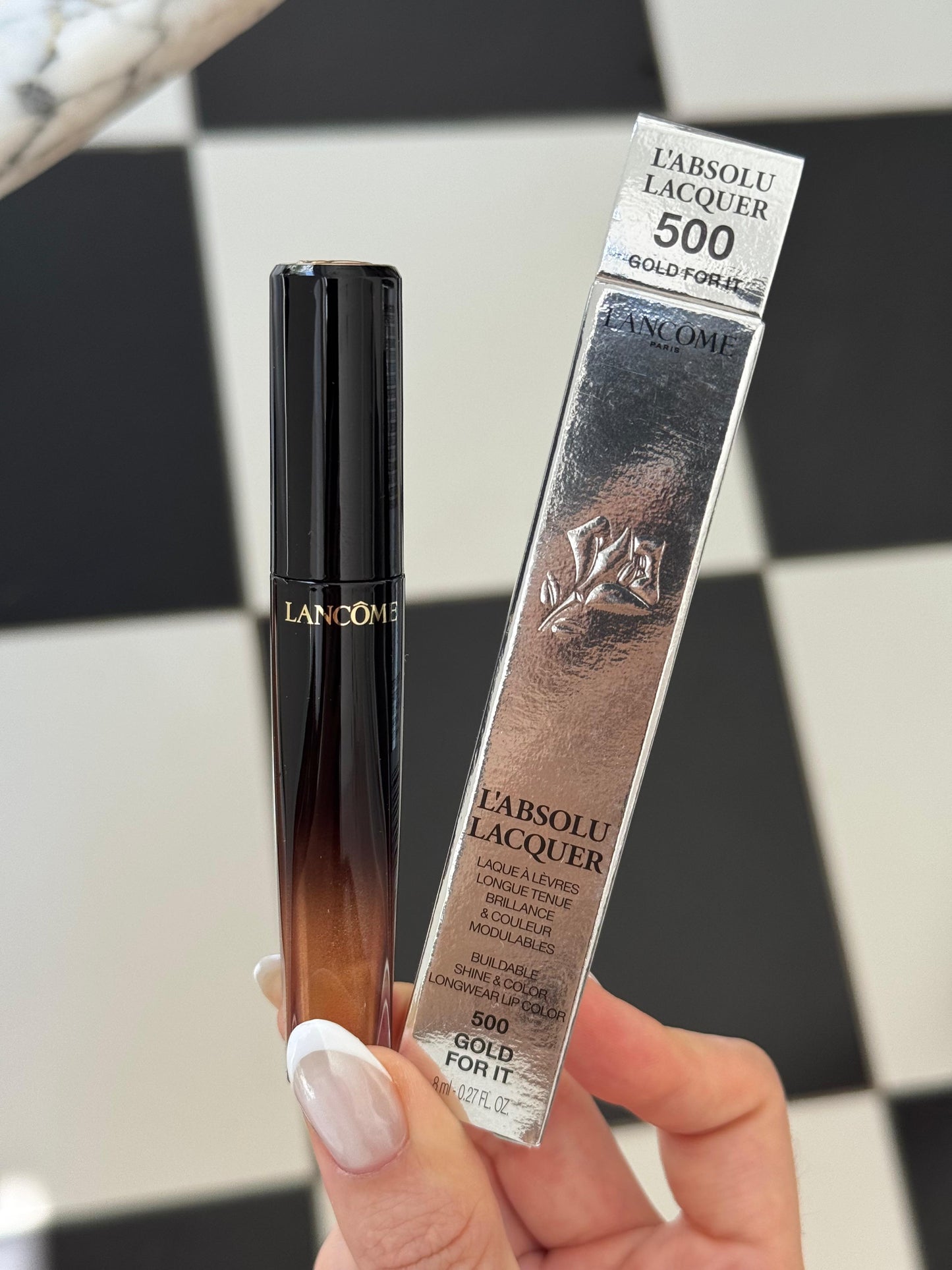 LANCÔME
L'Absolu Lacquer Long-Lasting Liquid Lipstick (500)