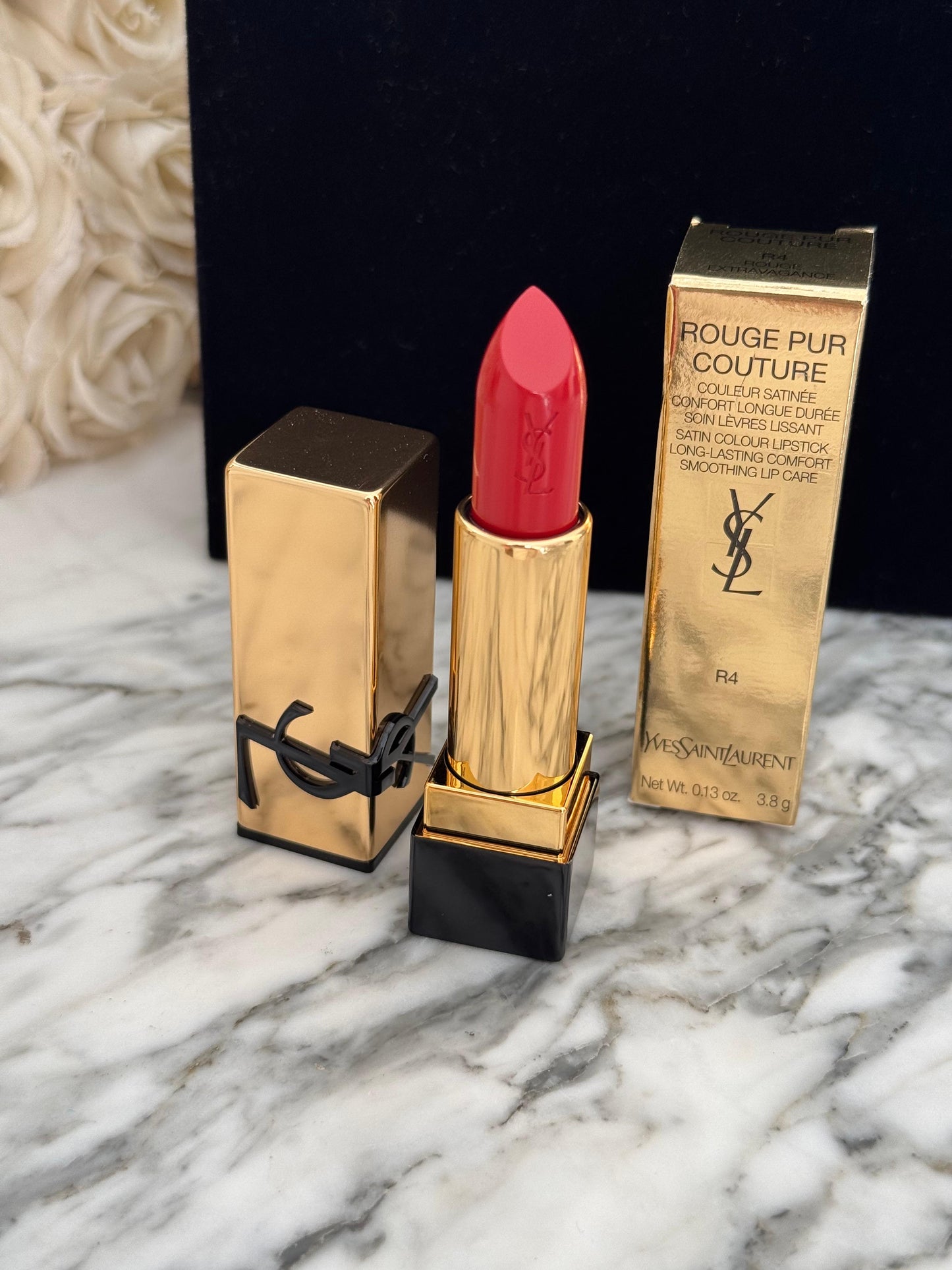 YSL Rouge Pur Couture Satin Colour Lipstick (R4)
Long-Lasting Comfort Smoothing Lip Care