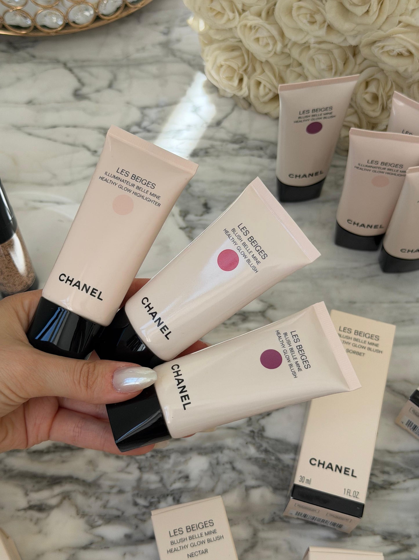 CHANEL Les Beiges - Sorbet
Healthy Glow Blush Belle Mine