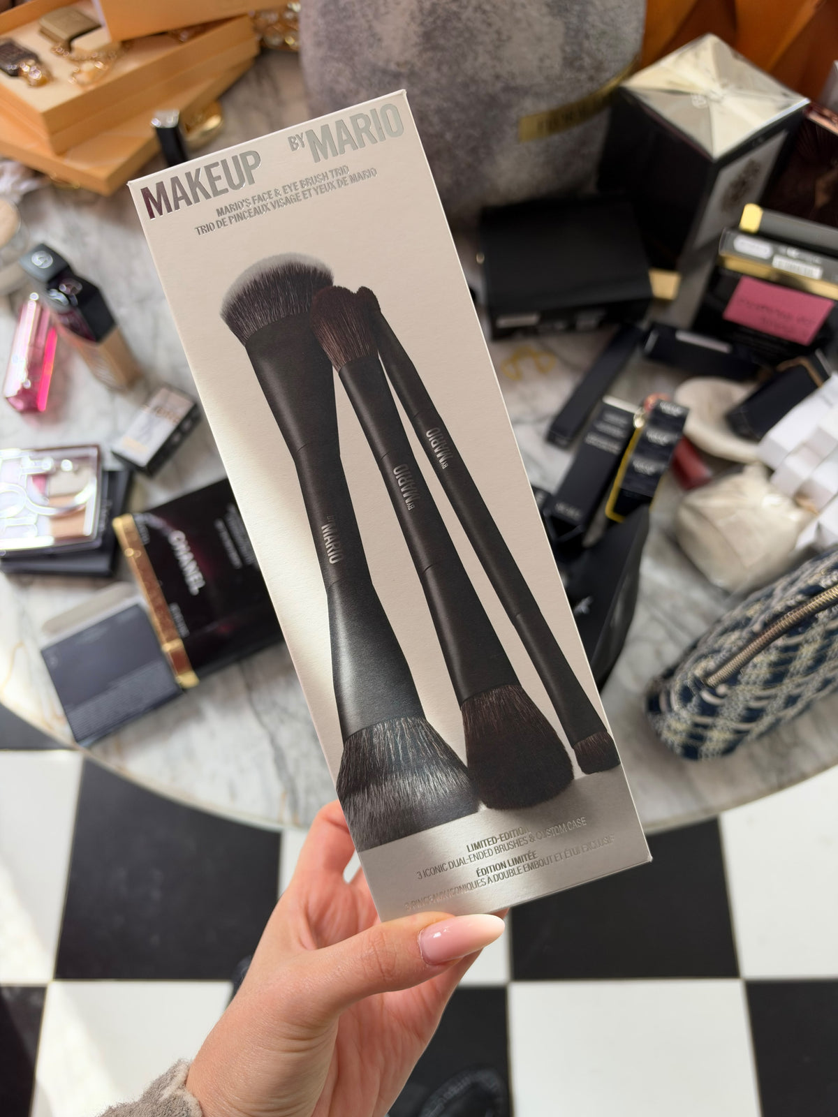 MAKEUP BY MARIO
Mario's Face and Eye Trio Cosmetic Brush Set