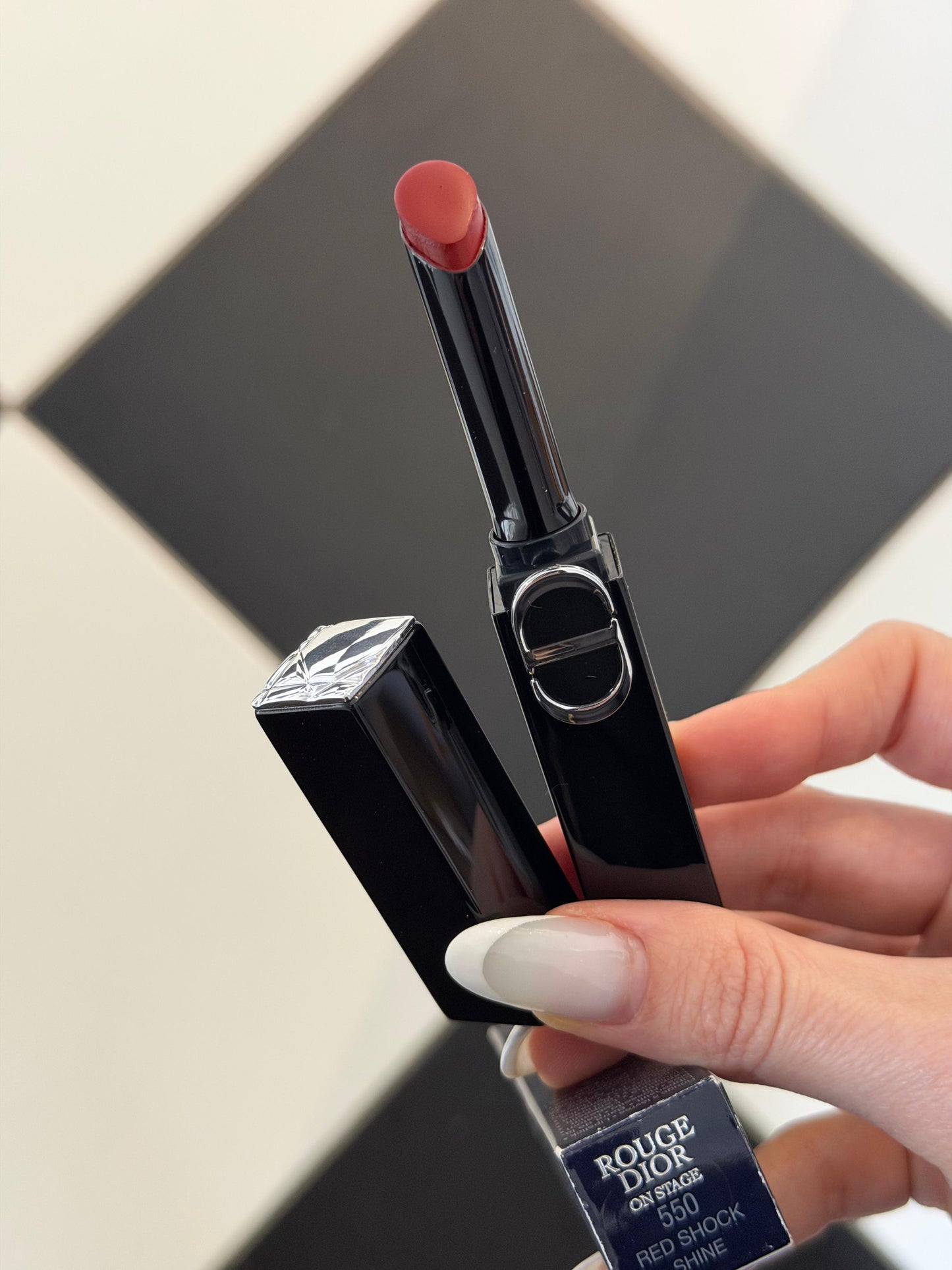 DIOR On Stage Coated Shine Lipstick (550) - Ultra Wear, Intense Comfort