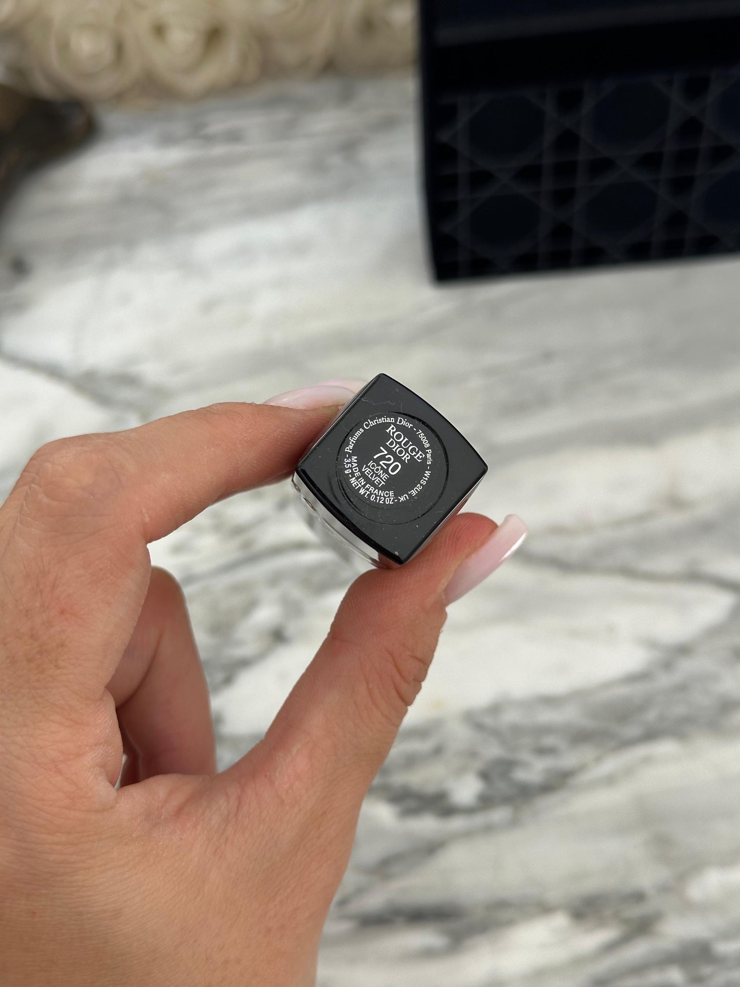 DIOR Rouge (720)
Couture Color Lipstick - Velvet and Satin Finishes - Hydrating Floral Lip Care - Long Wear