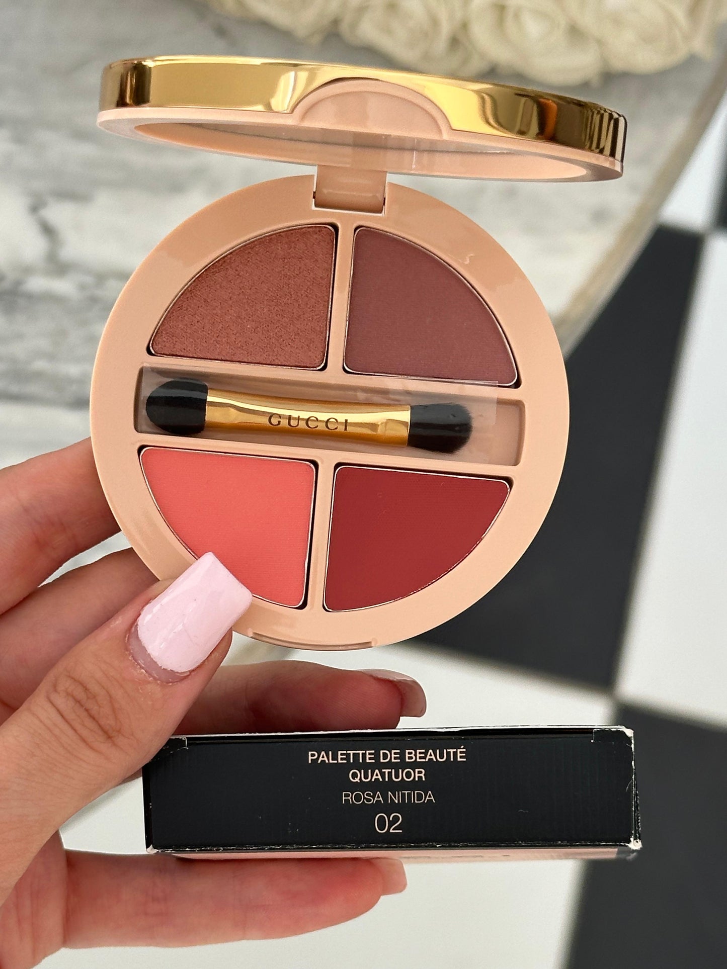 GUCCI Multi-Use Palette De Beauté Quatuor - Rose Nitida