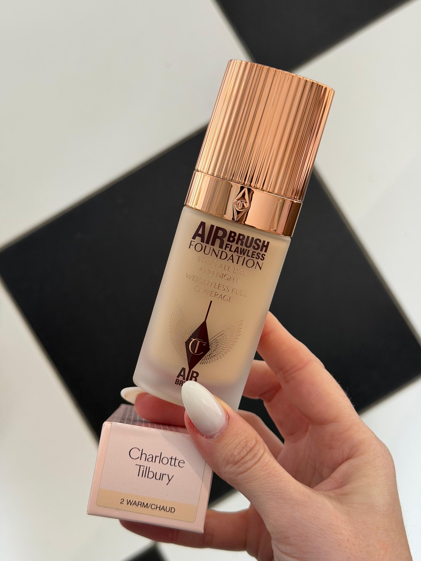 CHARLOTTE TILBURY Airbrush Flawless Foundation (2) - Stays All Day And Night, Full Coverage