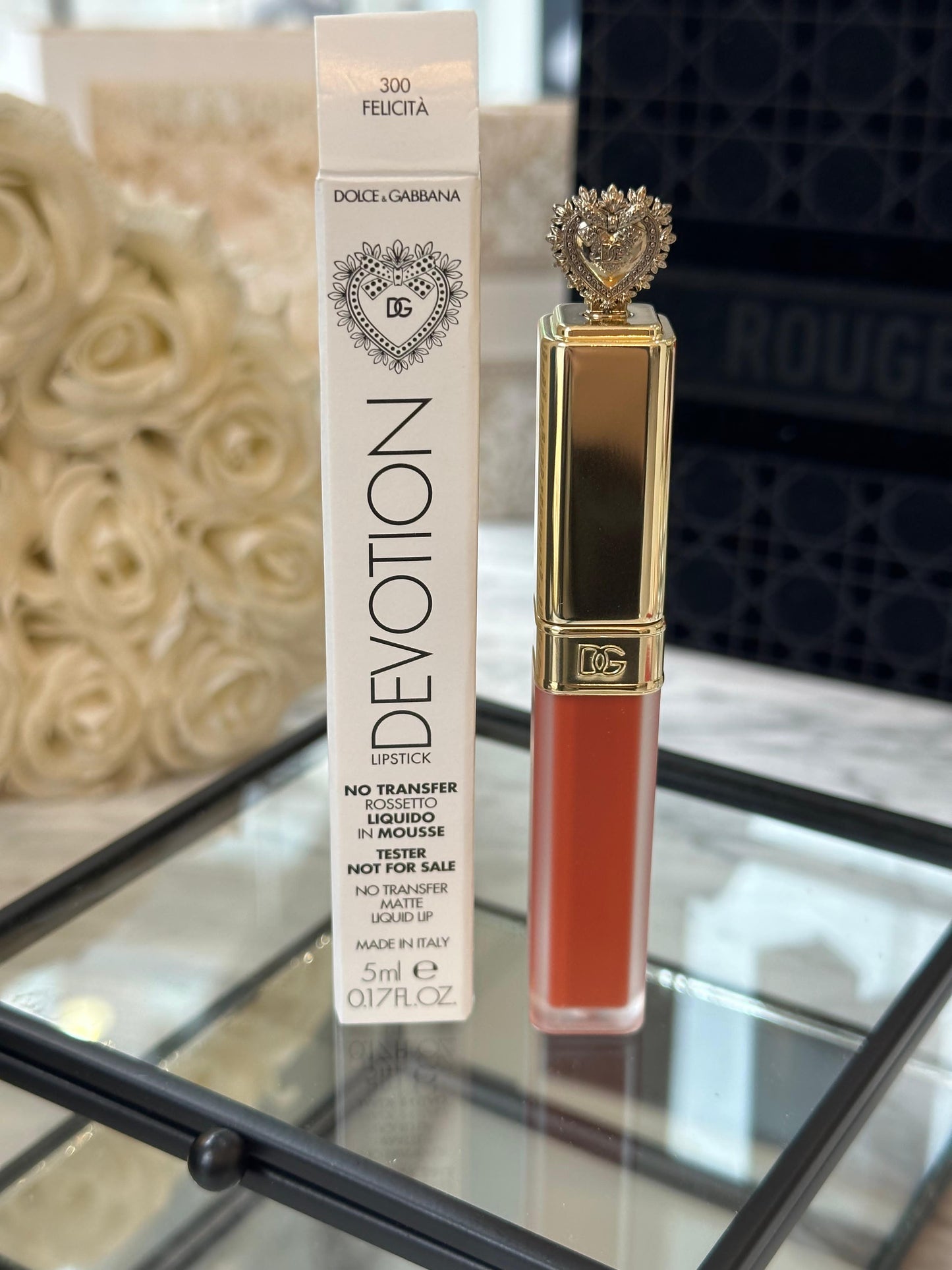 DOLCE&GABBANA
Devotion Matte Liquid Lipstick In Mousse - No Transfer (300)