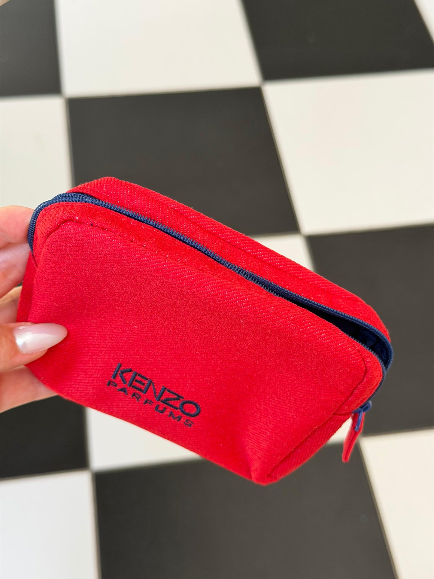KENZO Red Jeans - Beauty Travel Pouch Gift