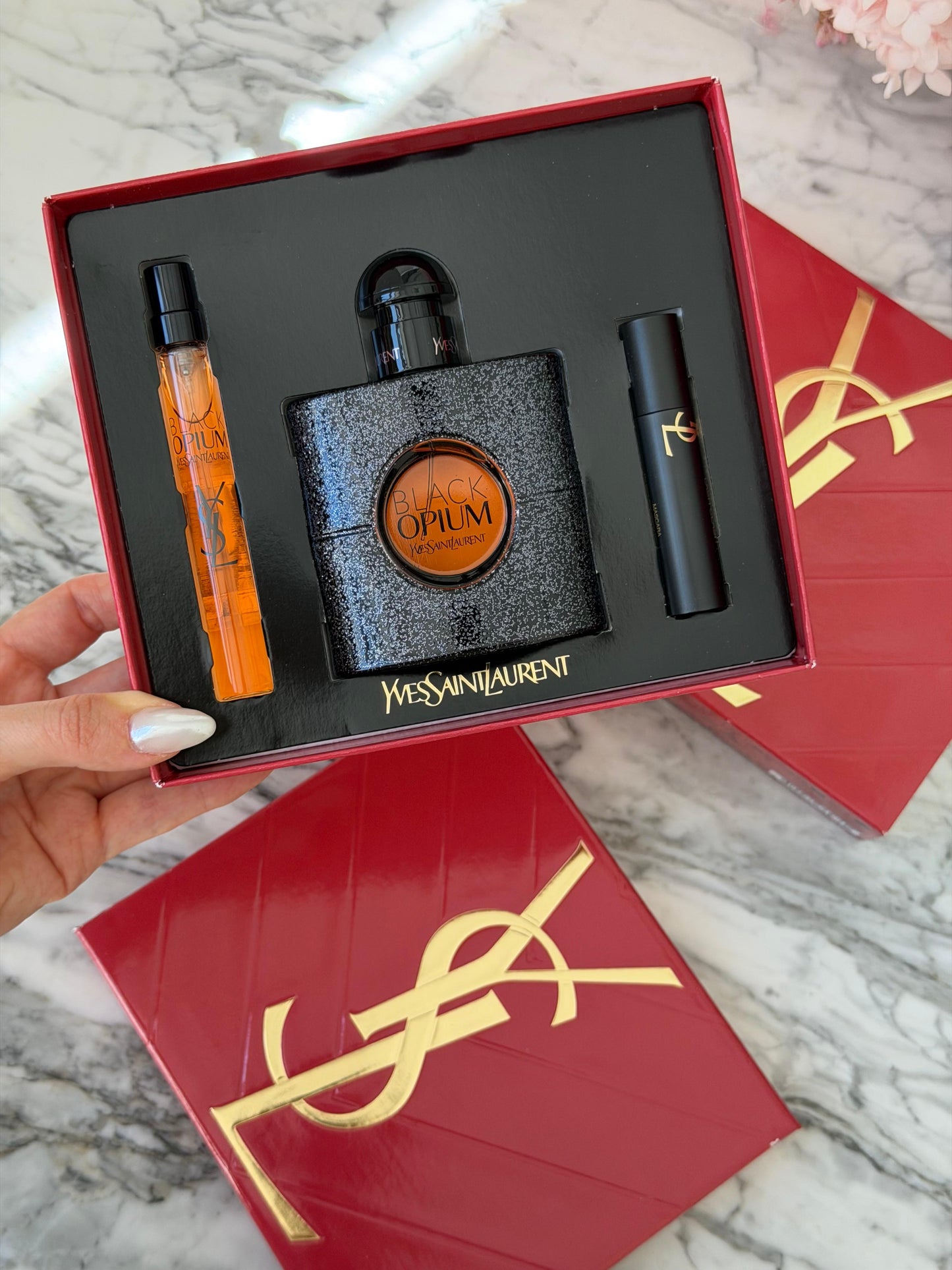 YSL Black Opium Eau De Parfum Gift Set (50+10ml+Mascara)