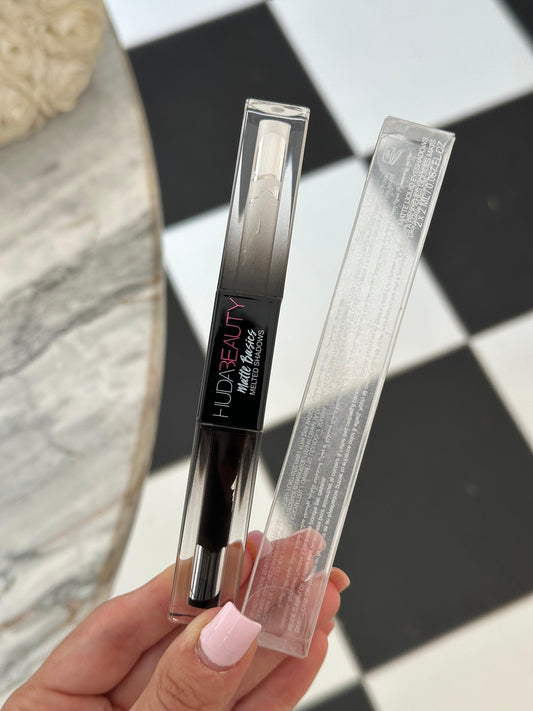 HUDA BEAUTY Matte & Metal Melted Double Ended Liquid Eyeshadows - Black & White