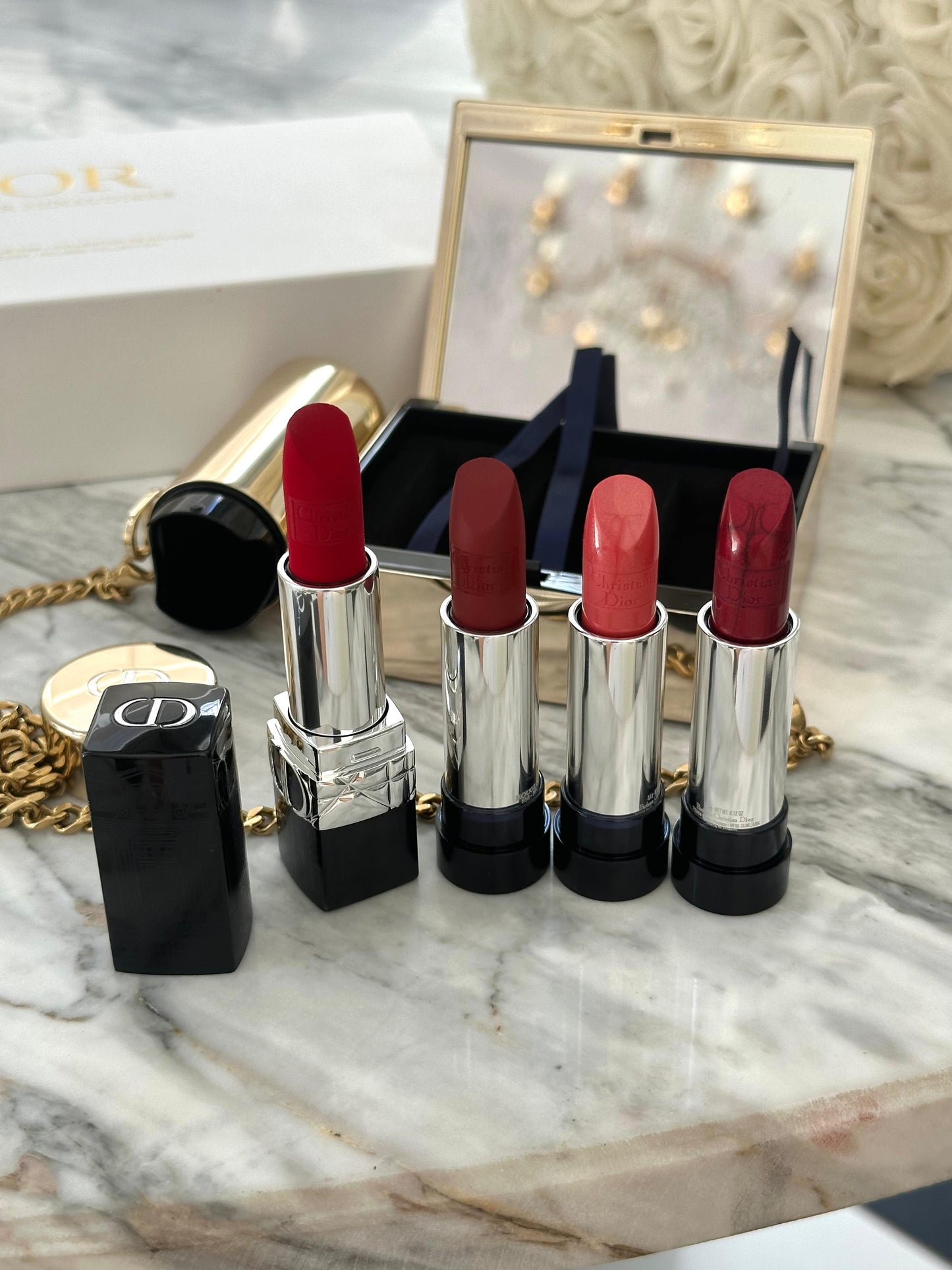 DIOR Rouge Minaudière - Gold Limited Edition
Clutch and Lipstick Holder Collection