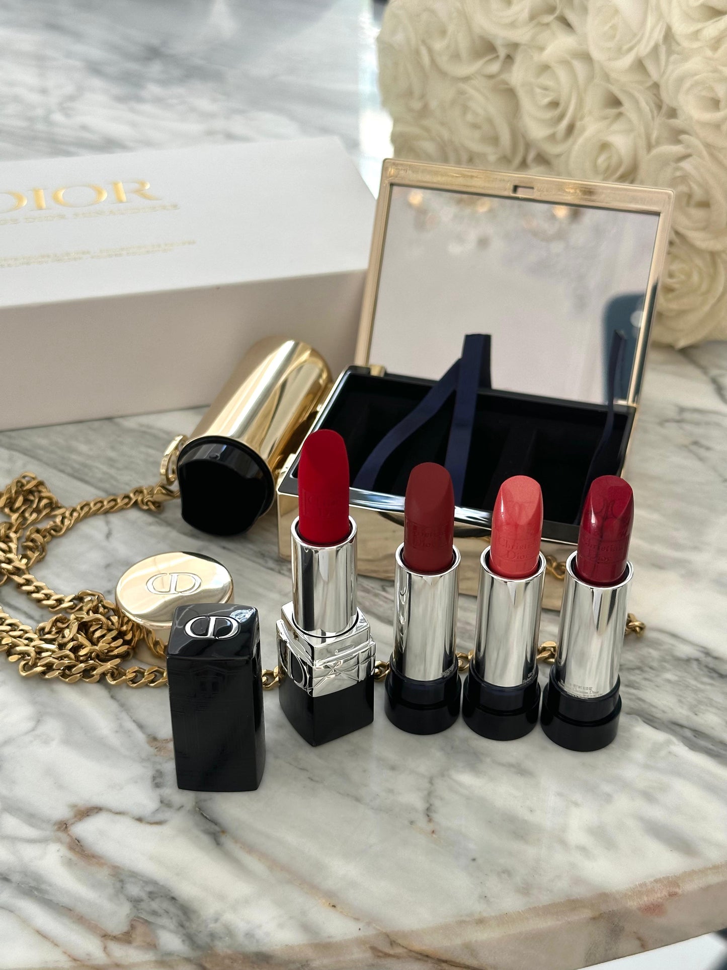 DIOR Rouge Minaudière - Gold Limited Edition
Clutch and Lipstick Holder Collection