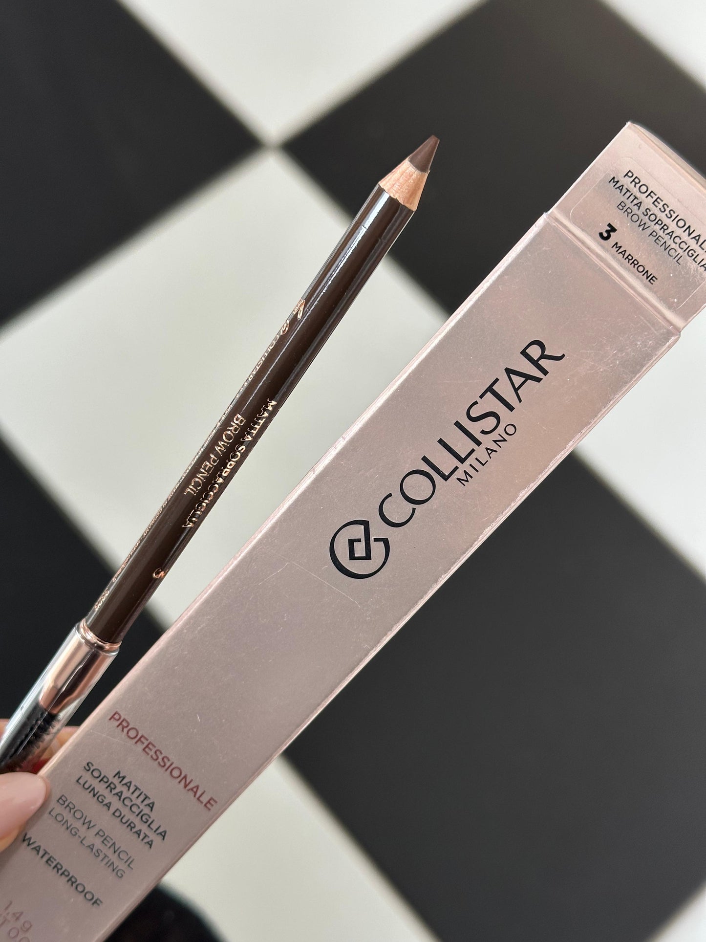 COLLISTAR Professionale Brow Pencil Waterproof, Long-Lasting - Marrone