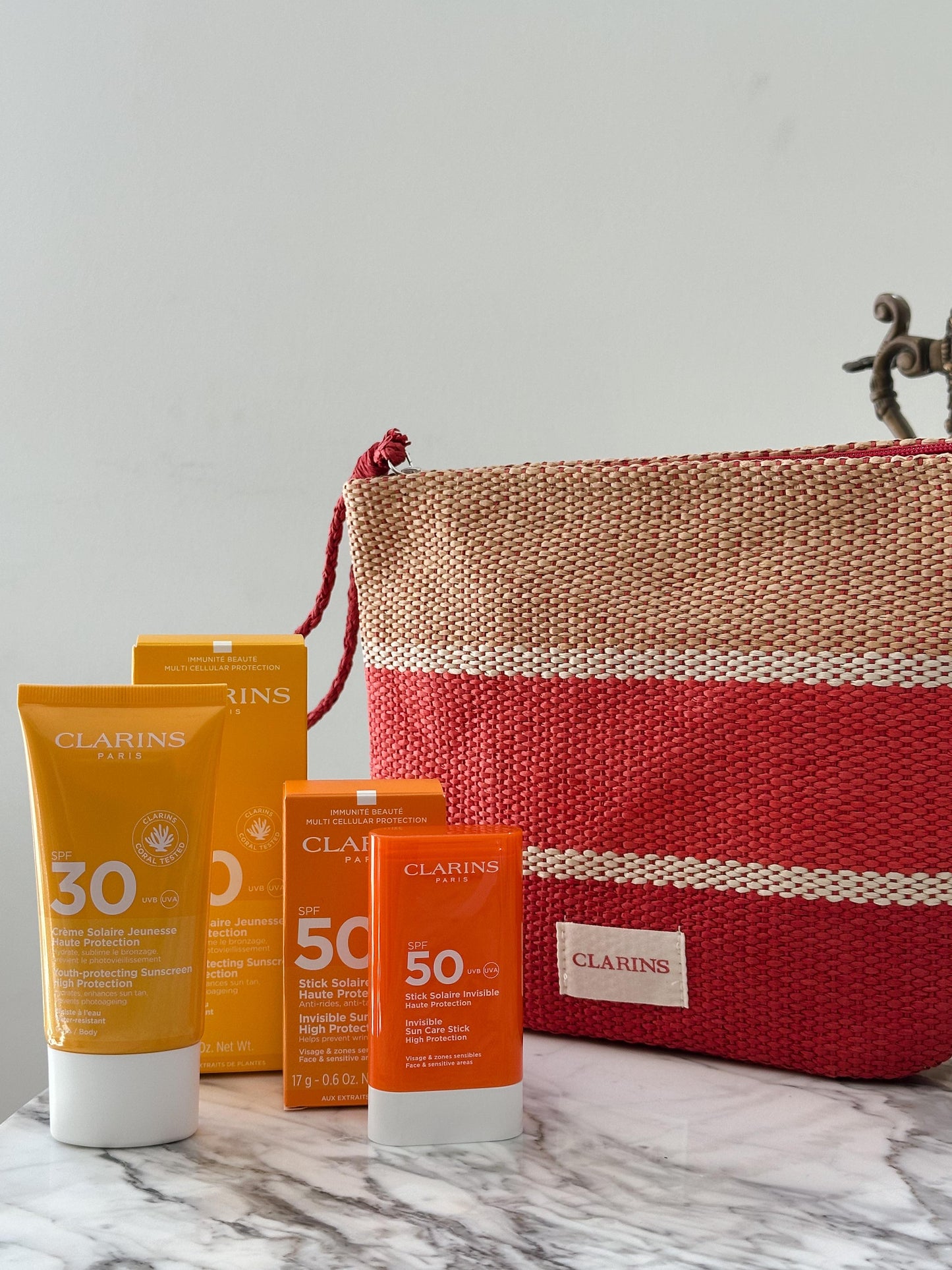 CLARINS Routine Anti-Age Solar Protection - Face & Body Set