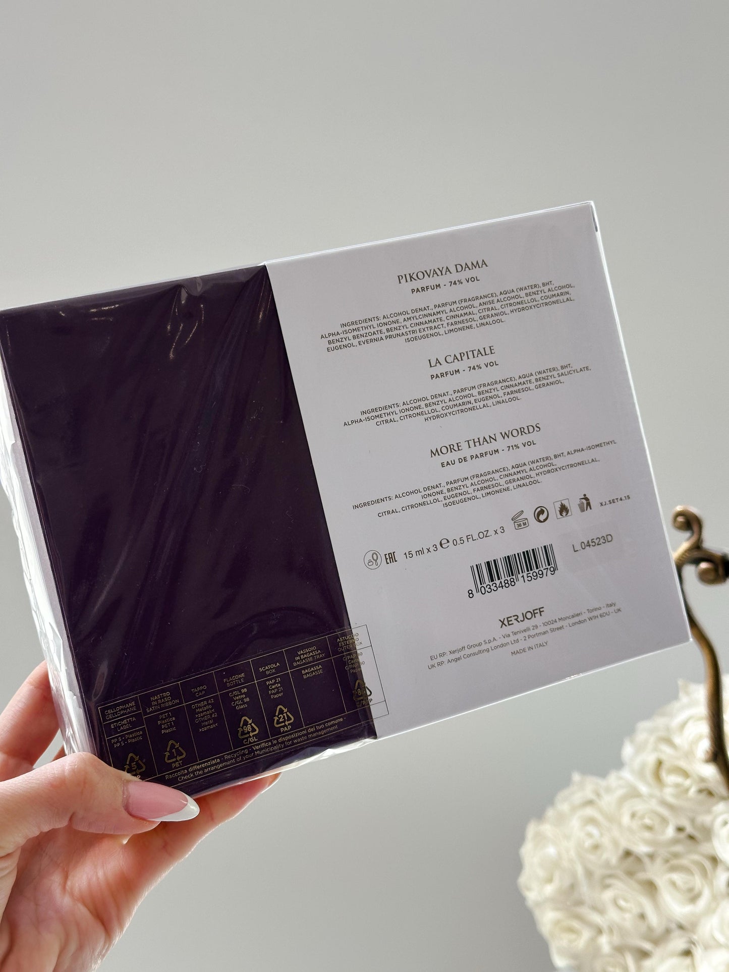 XERJOFF Discovery Set IV (3x15ml)
La Capitale - Pikovaya Dama - More Than Words
