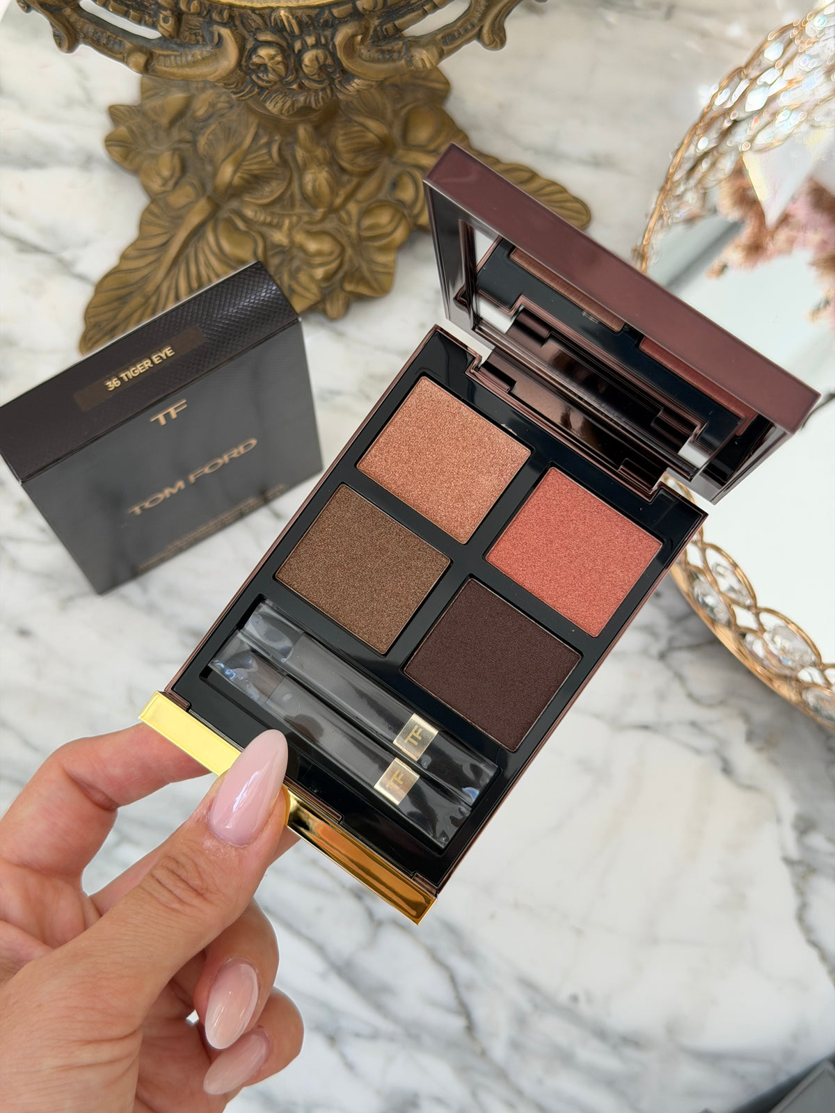 TOM FORD
Beauty Eyeshadow Color Quad Palette – Tiger Eye