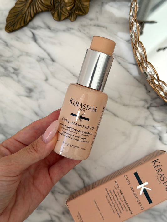 KÉRASTASE Curl Manifesto
Huile Incroyable Repair Hair Oil
Nourishing Multi-Use Hair And Scalp Oil For Coily And Very Curly Hair