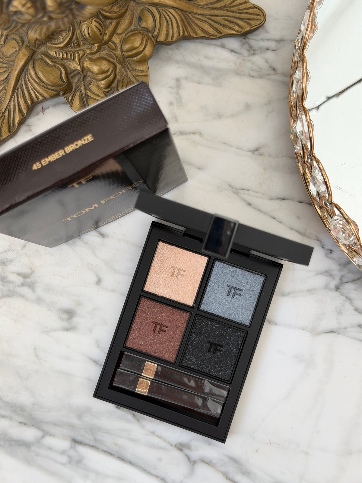 TOM FORD Runway Eyeshadow Color Quad Crème Palette - Ember Bronze