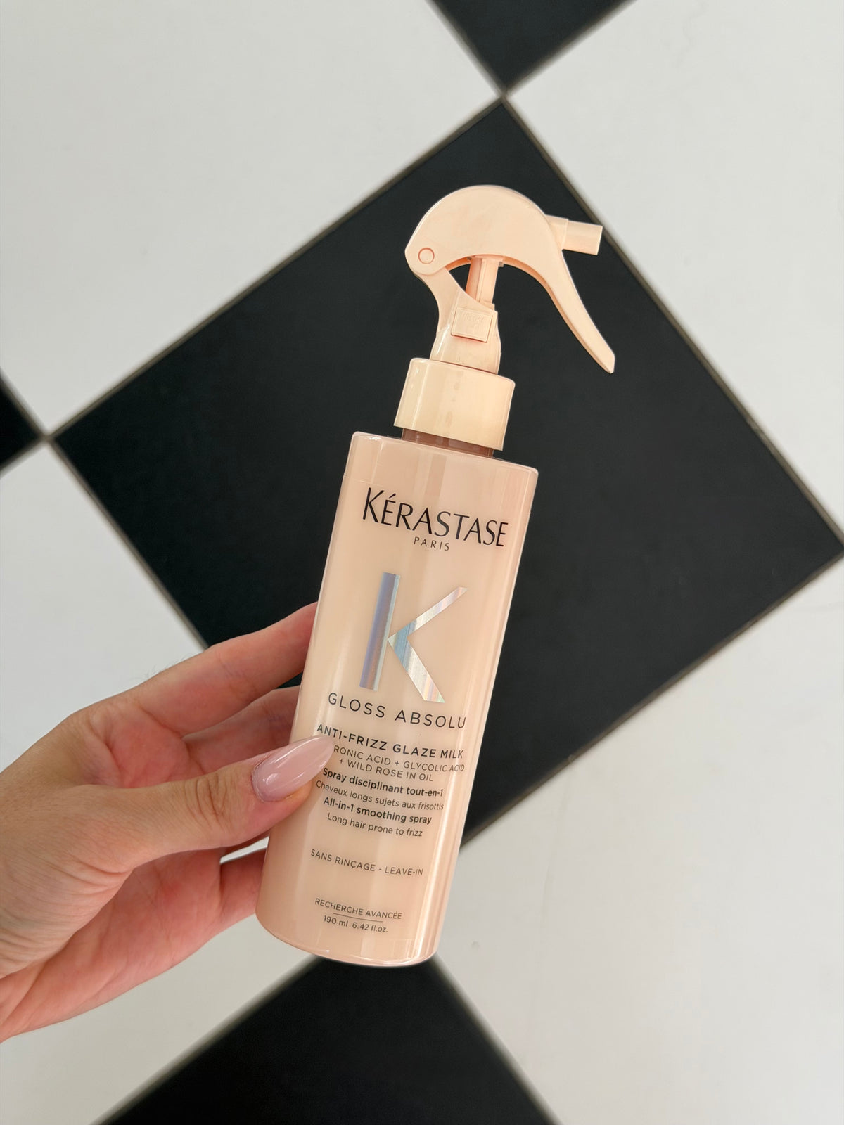 KÉRASTASE Gloss Absolu Anti-Frizz Glaze Milk Heat Protecting Spray