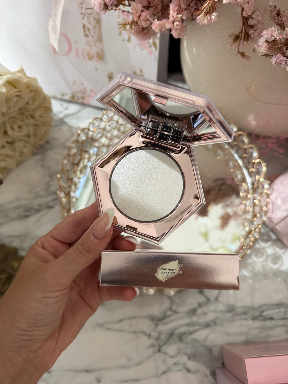 FENTY BEAUTY Diamond Bomb All-Over Diamond Veil Highlighter - How Many Carats?!