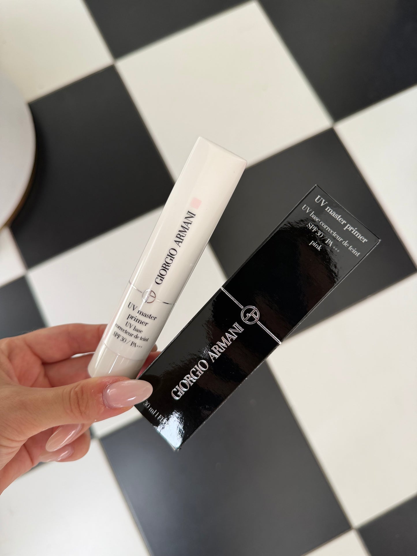 ARMANI UV Master Primer SPF40 PA+++ (Pink)