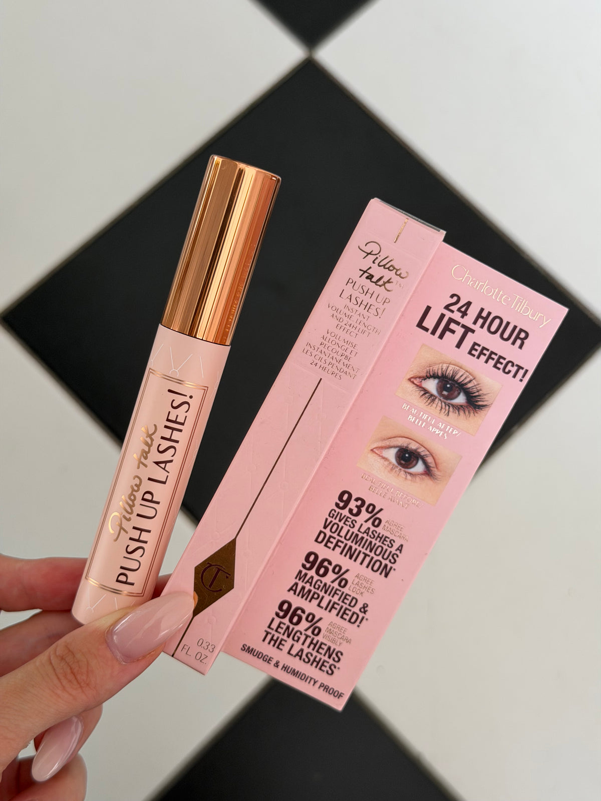 CHARLOTTE TILBURY Pillow Talk Push Up Lashes! Instant Volume Mascara Length And 24H Lift Effect