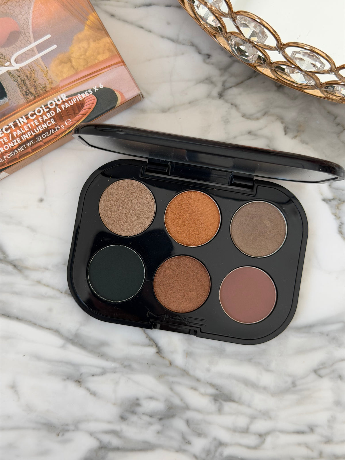 MAC Connect In Colour Eye Shadow Palette: Bronze Influence