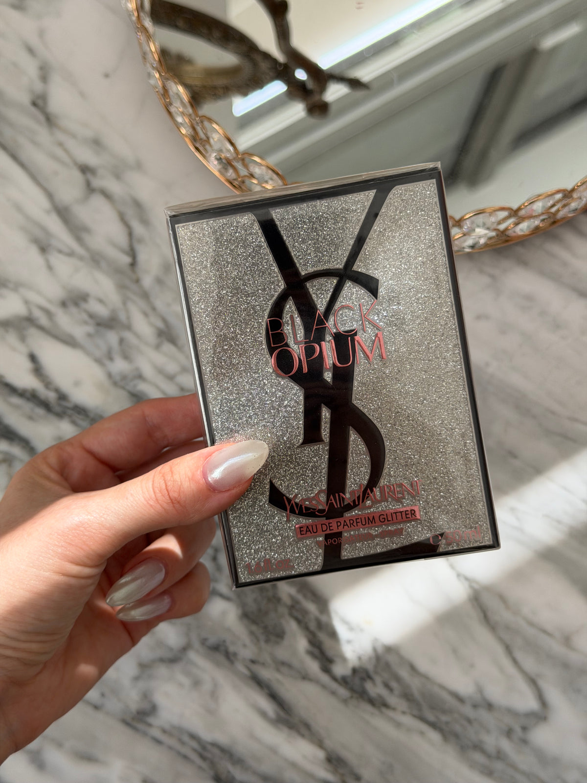 YSL Black Opium Eau De Parfum Glitter