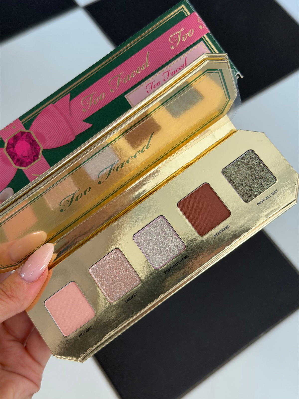 TOO FACED Precious Gems Eye Shadow Palette
Limited Edition Ready-To-Gift Holiday Palette